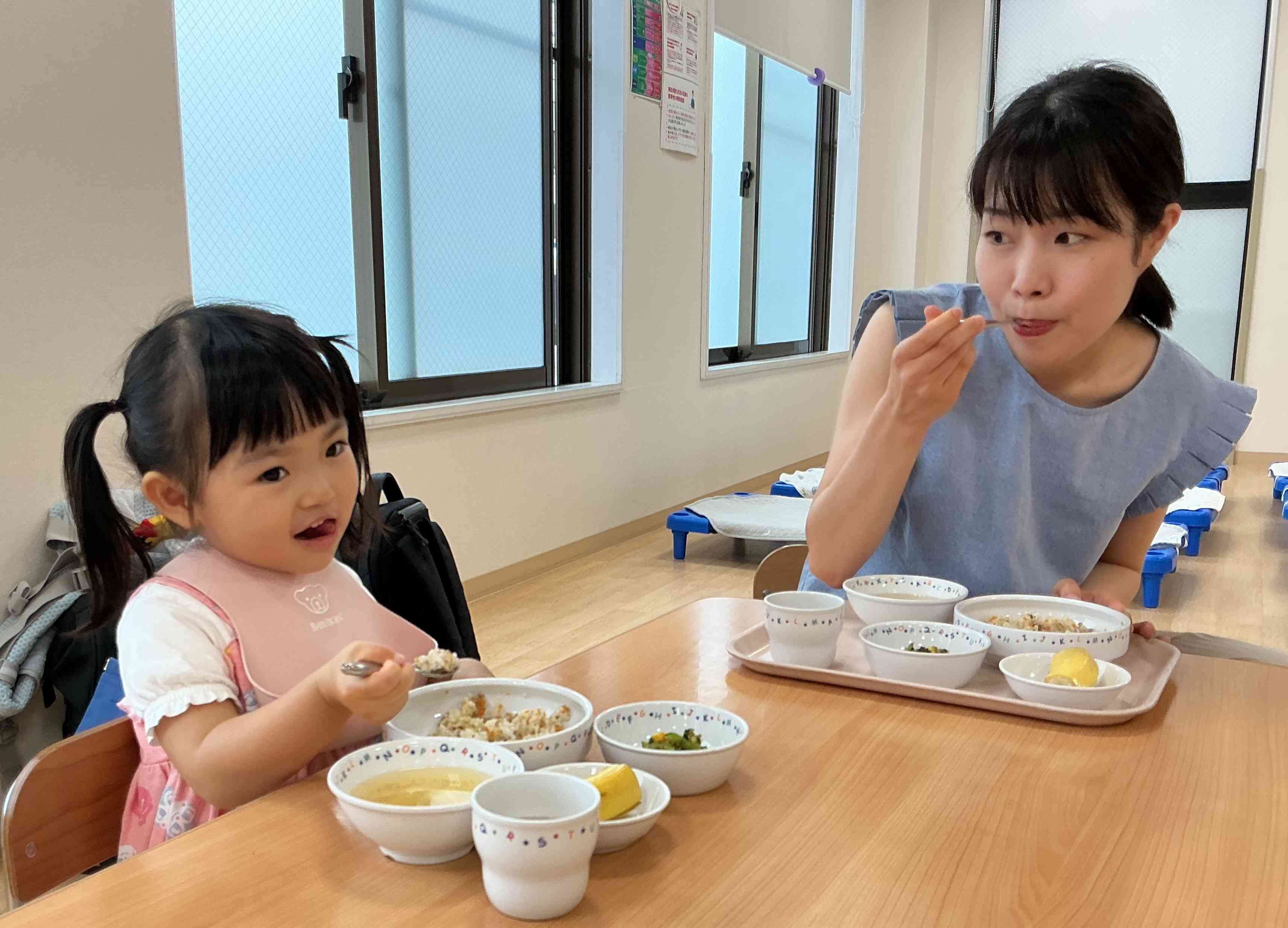 給食参観