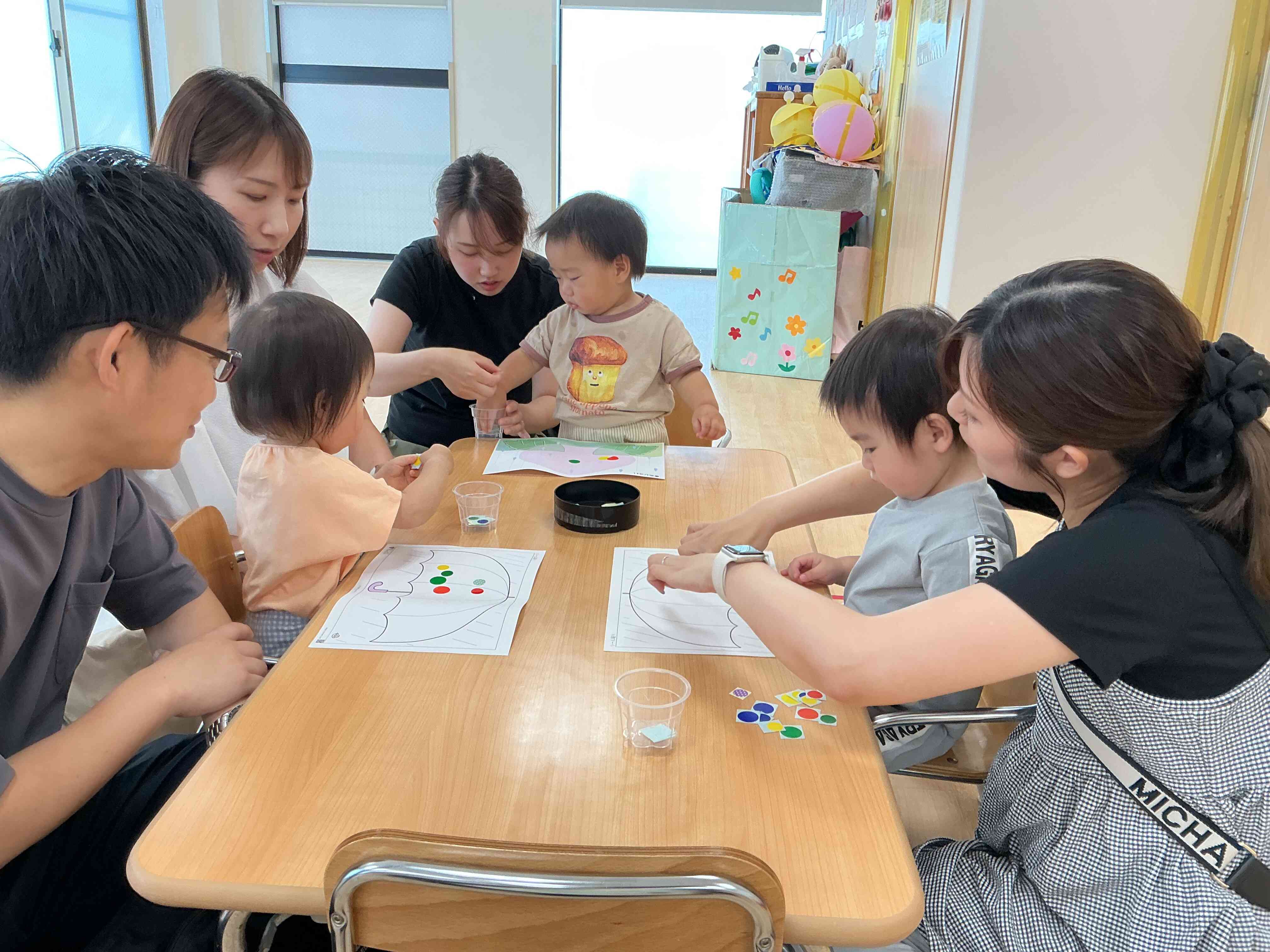 たくさんシール貼りができましたね