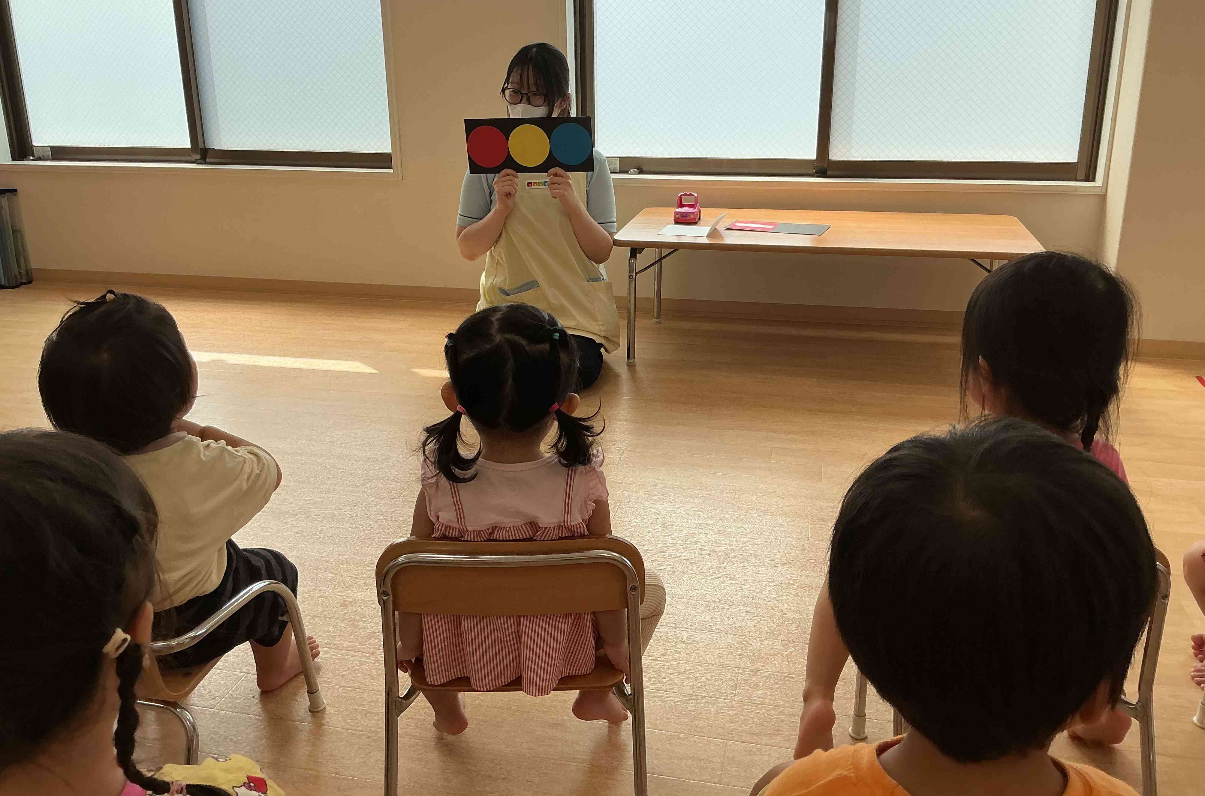 交通安全のお話をしました
