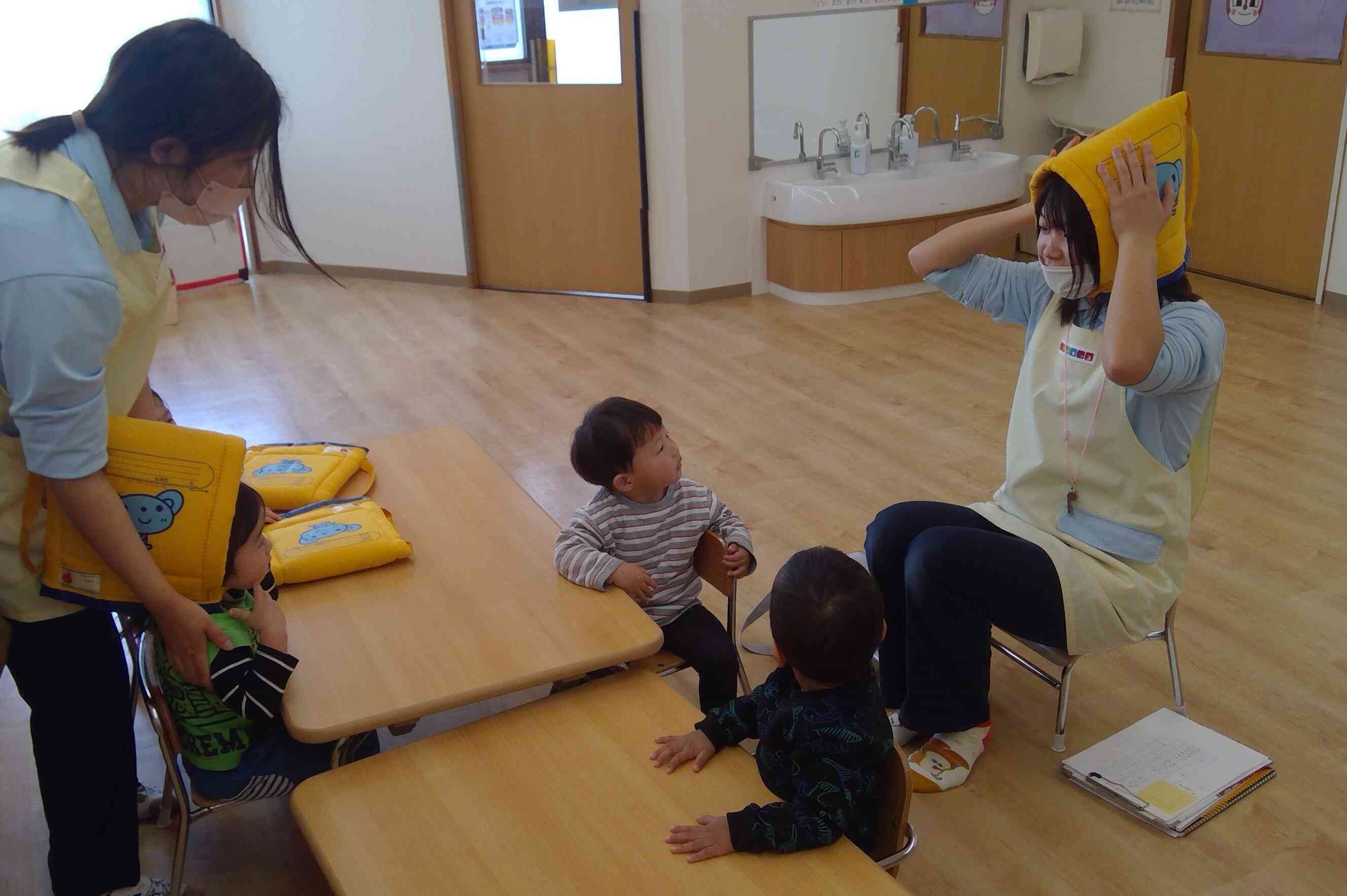 避難訓練・交通安全について