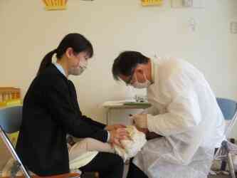 先生とこんにちは！