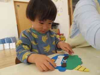 個性がいっぱい！鬼のお面作りと豆まき練習