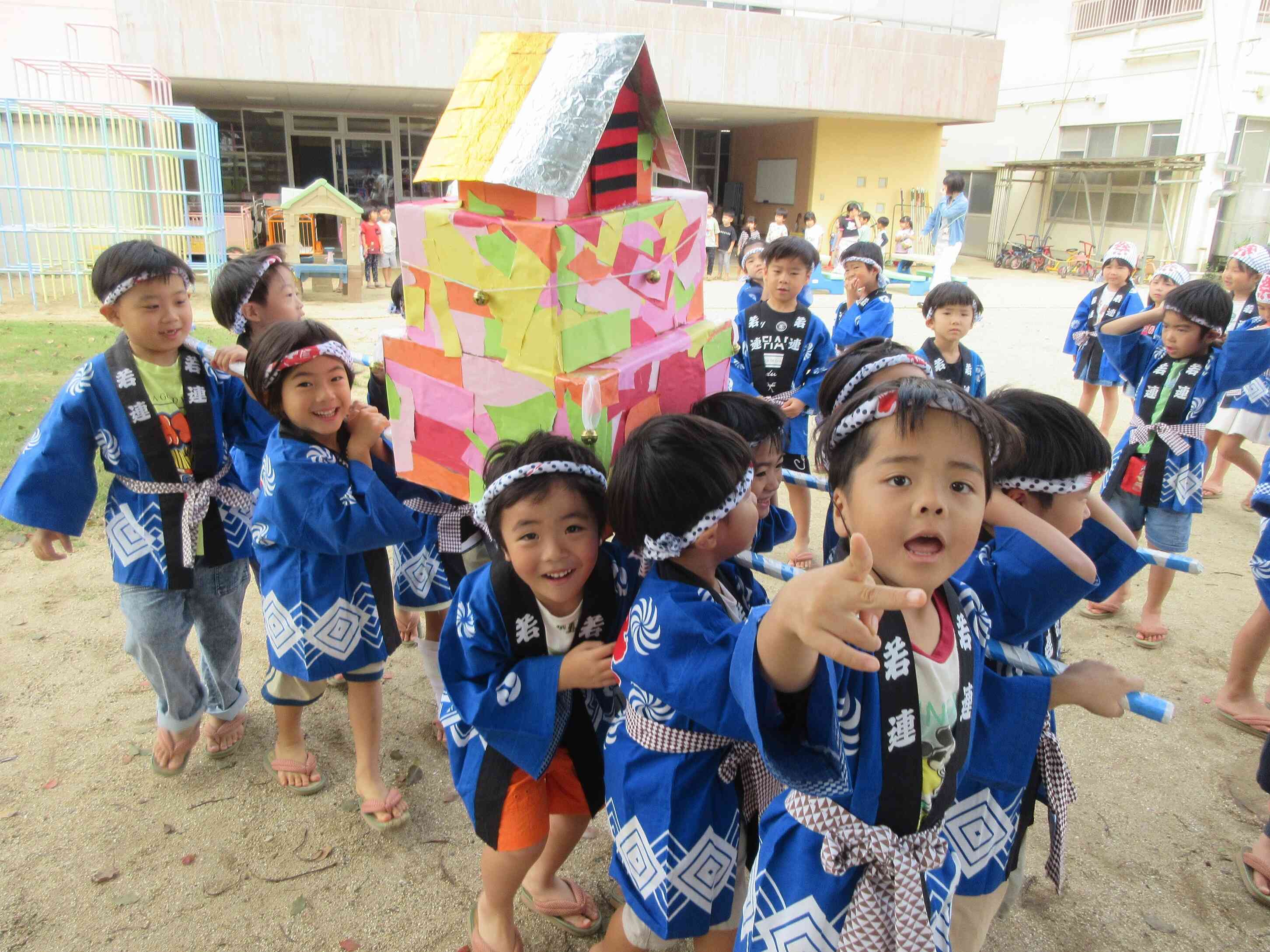 まつりだ～～！！気合だ～！