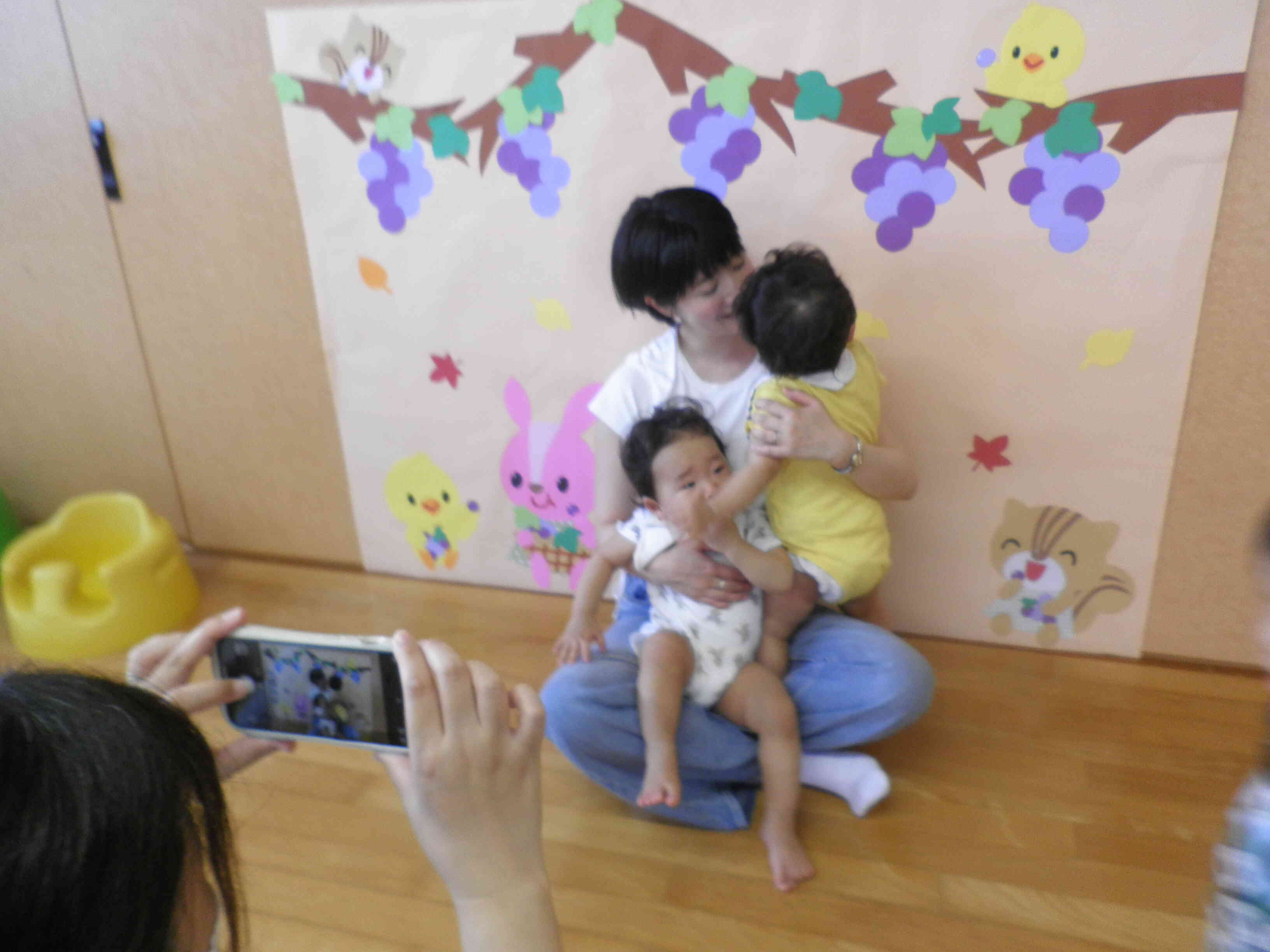 二人一緒はなかなか難しい…