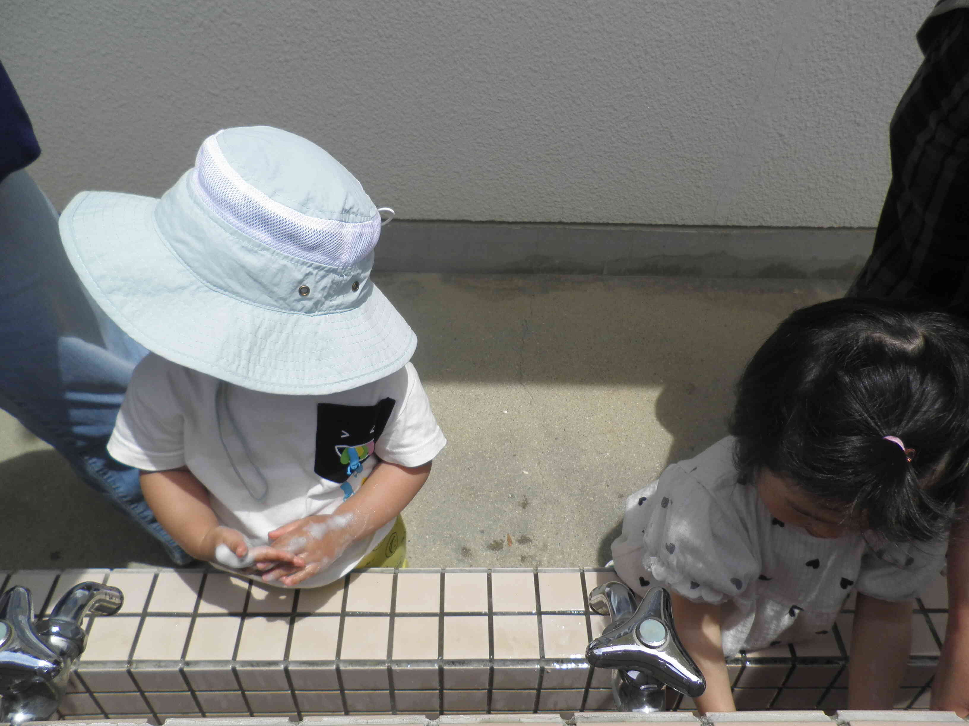 最後はきれいに手を洗って帰ろうね！