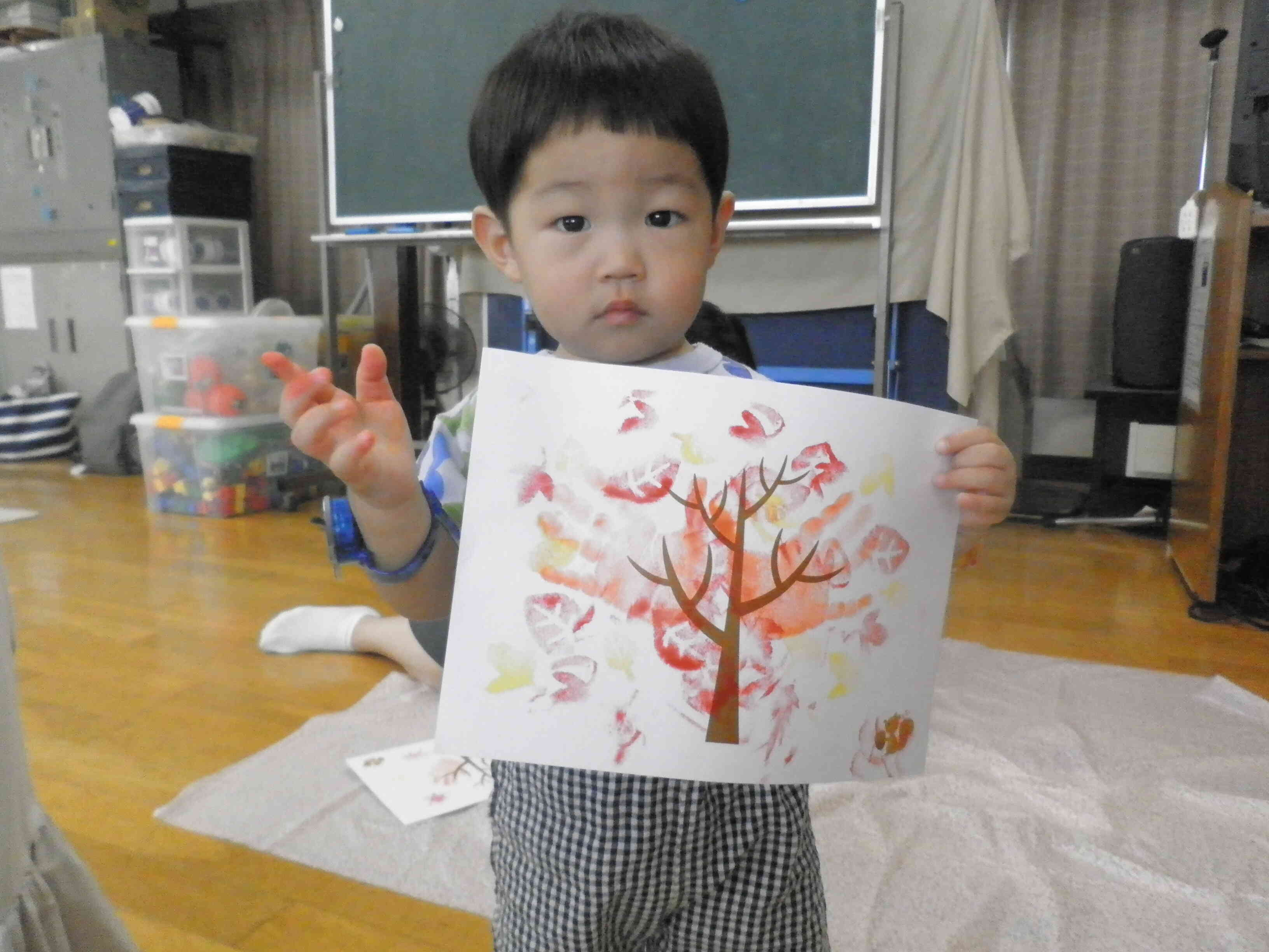 素敵な紅葉の作品が出来ました♡