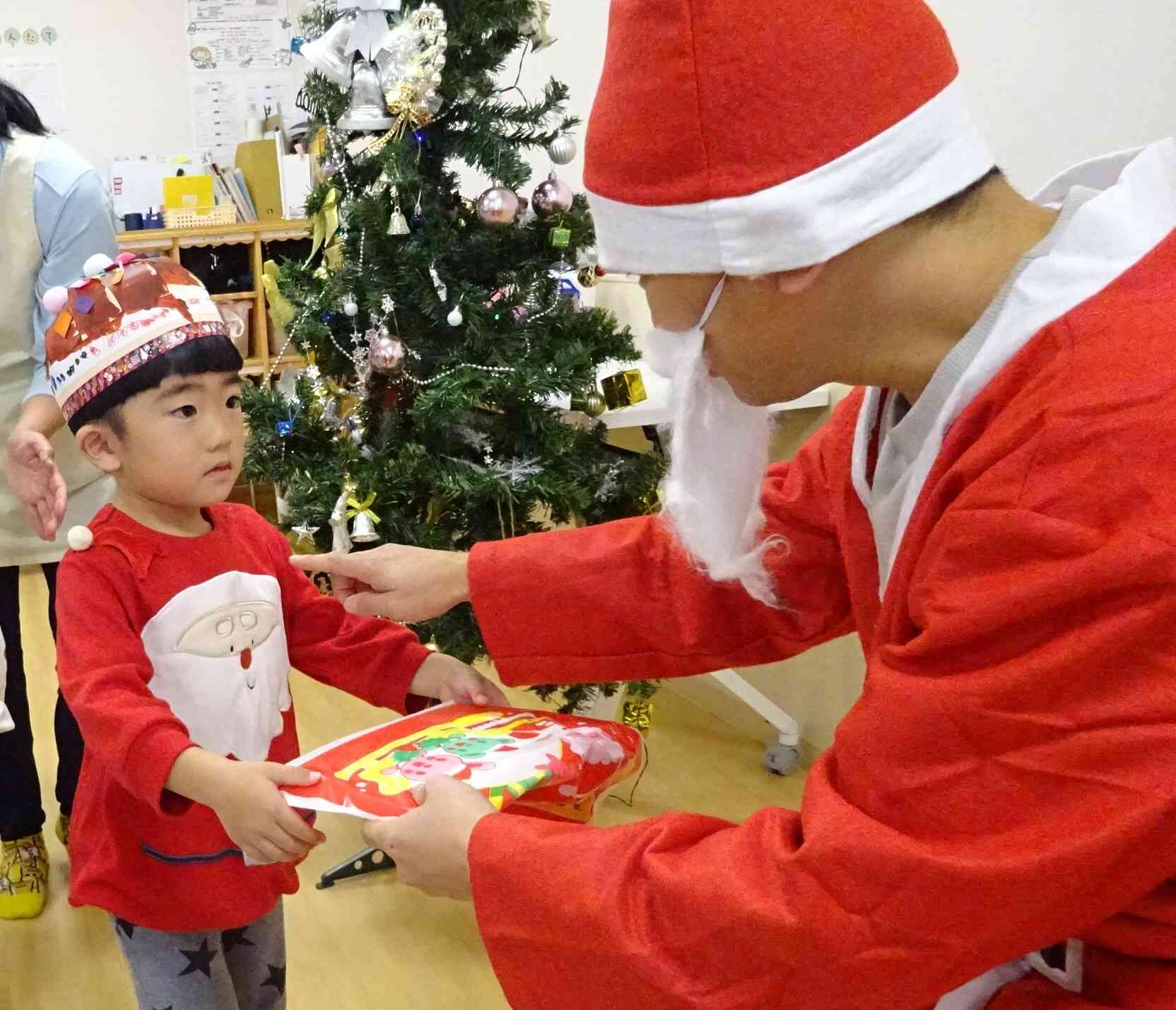 「おっ！私と一緒だね」とサンタさんから言ってもらえました☆