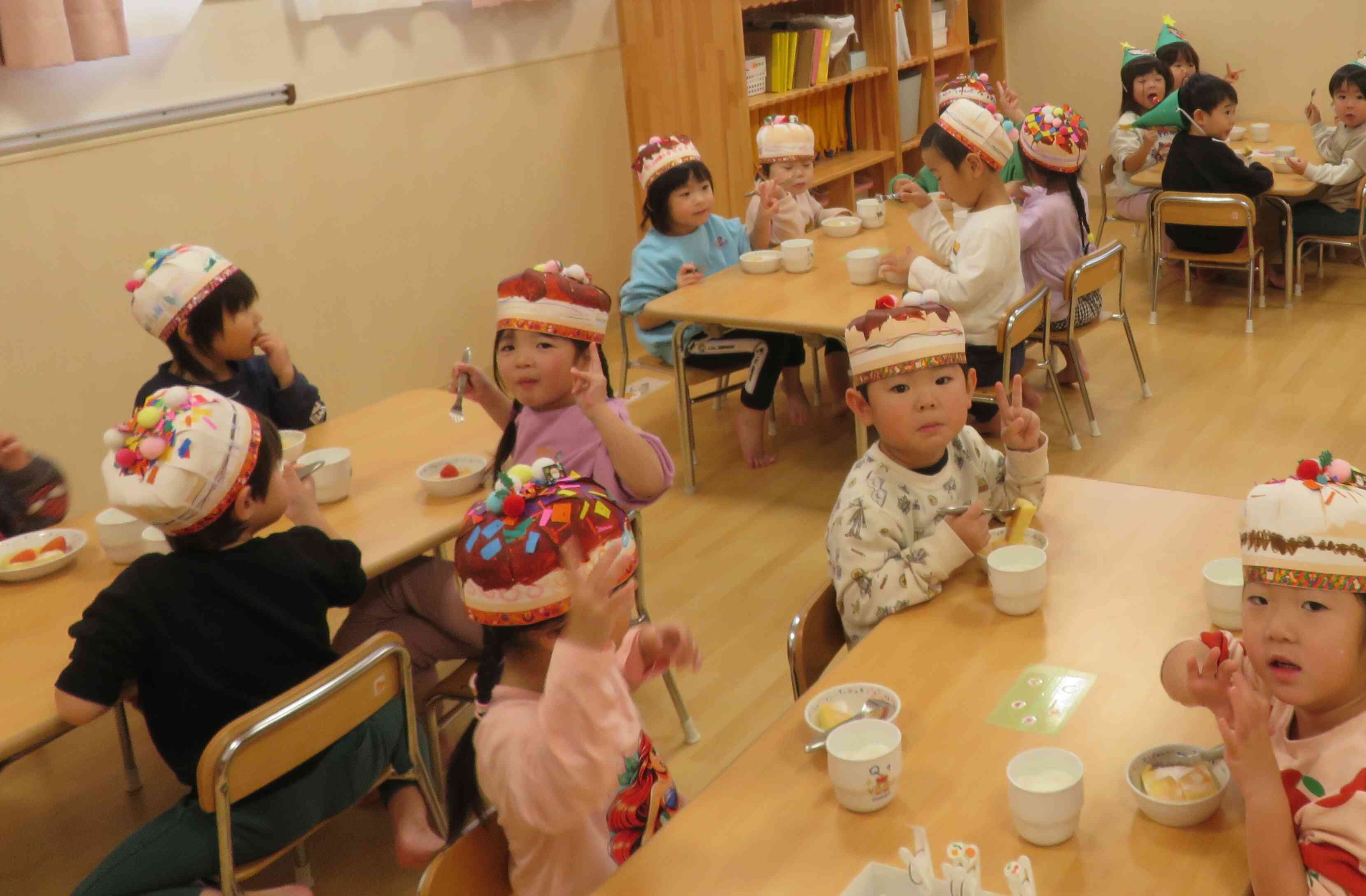 おやつもパーティー☆