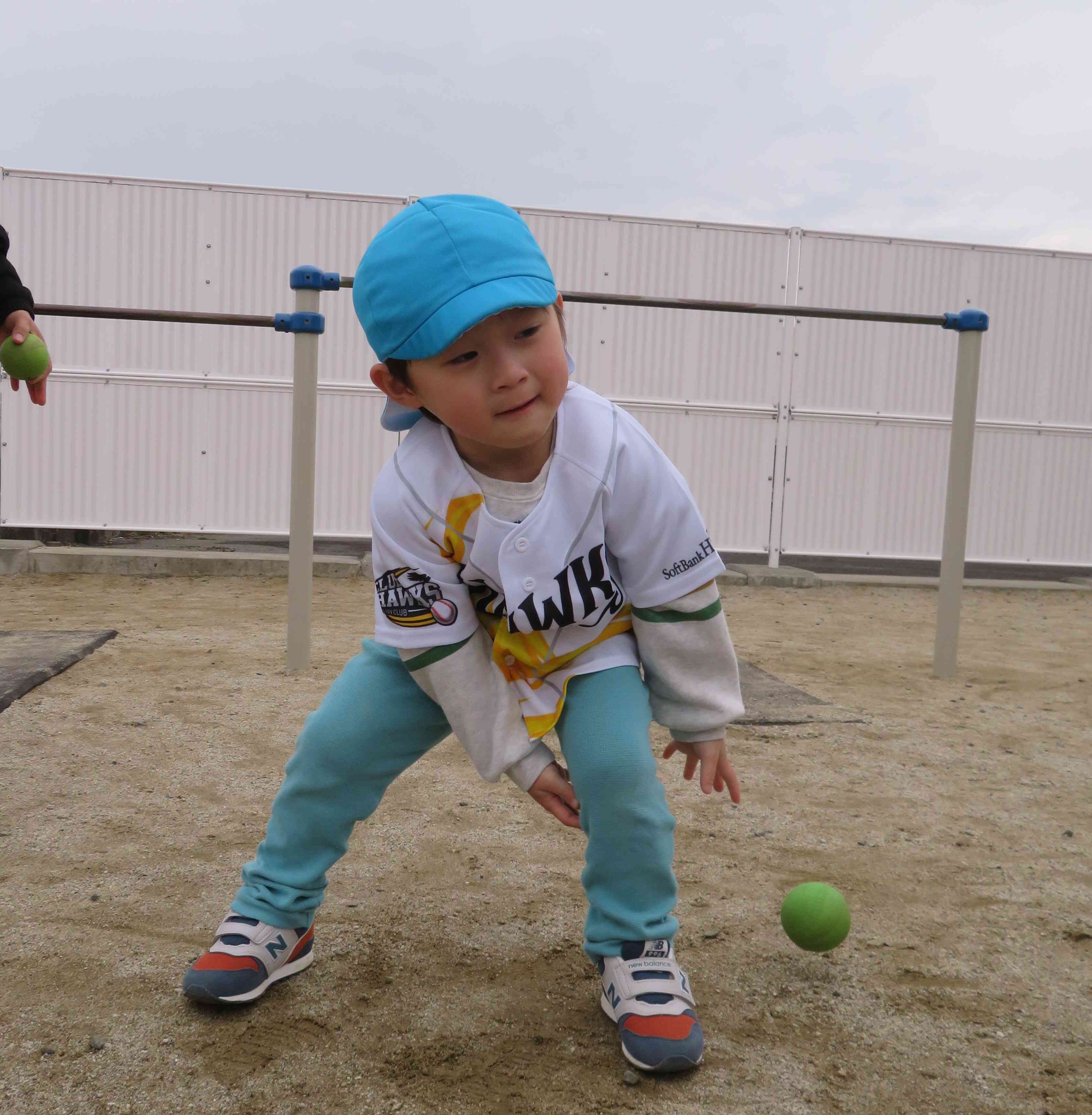 ボールでトレーニング⚾