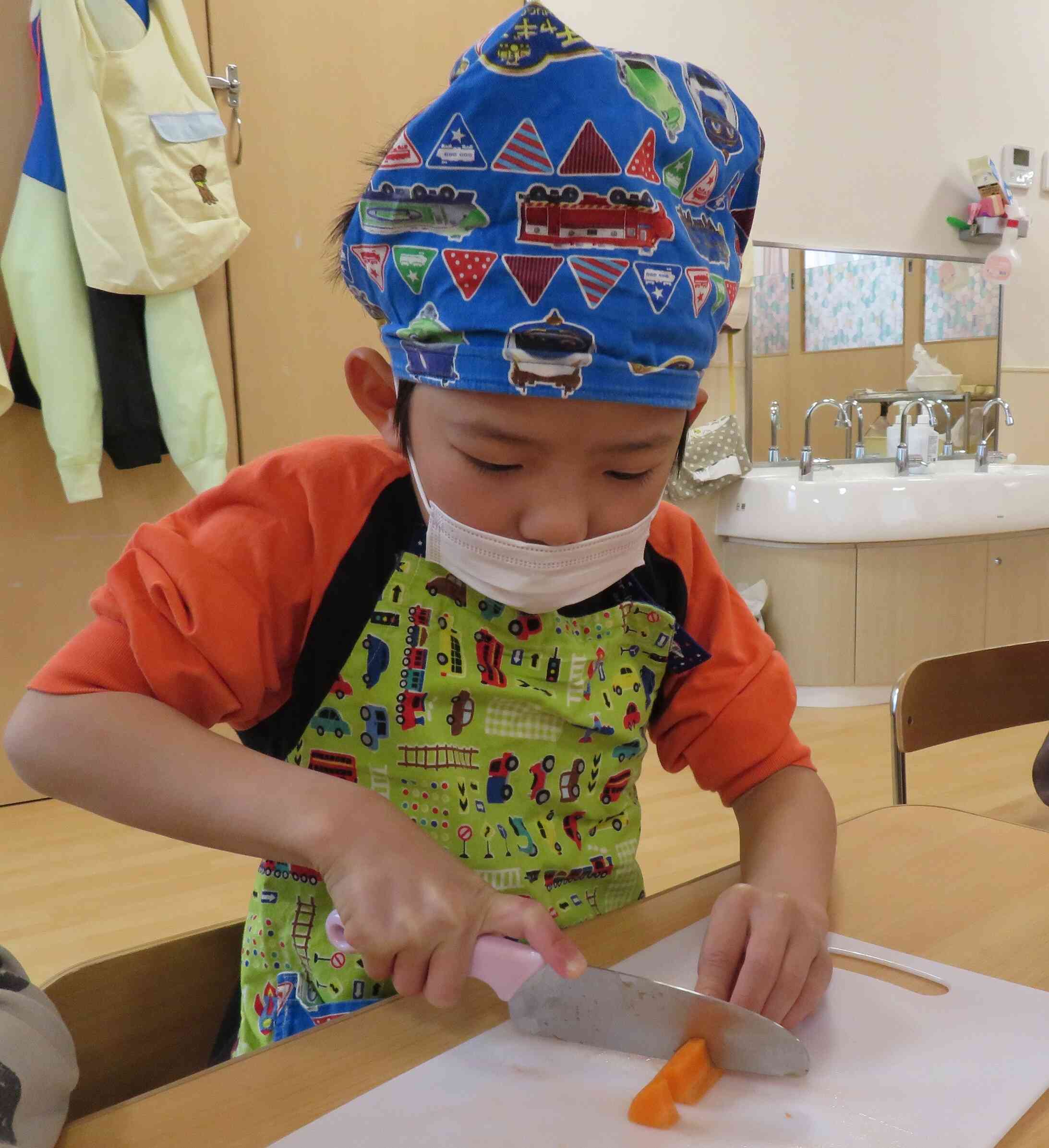 食育【カレー作り】