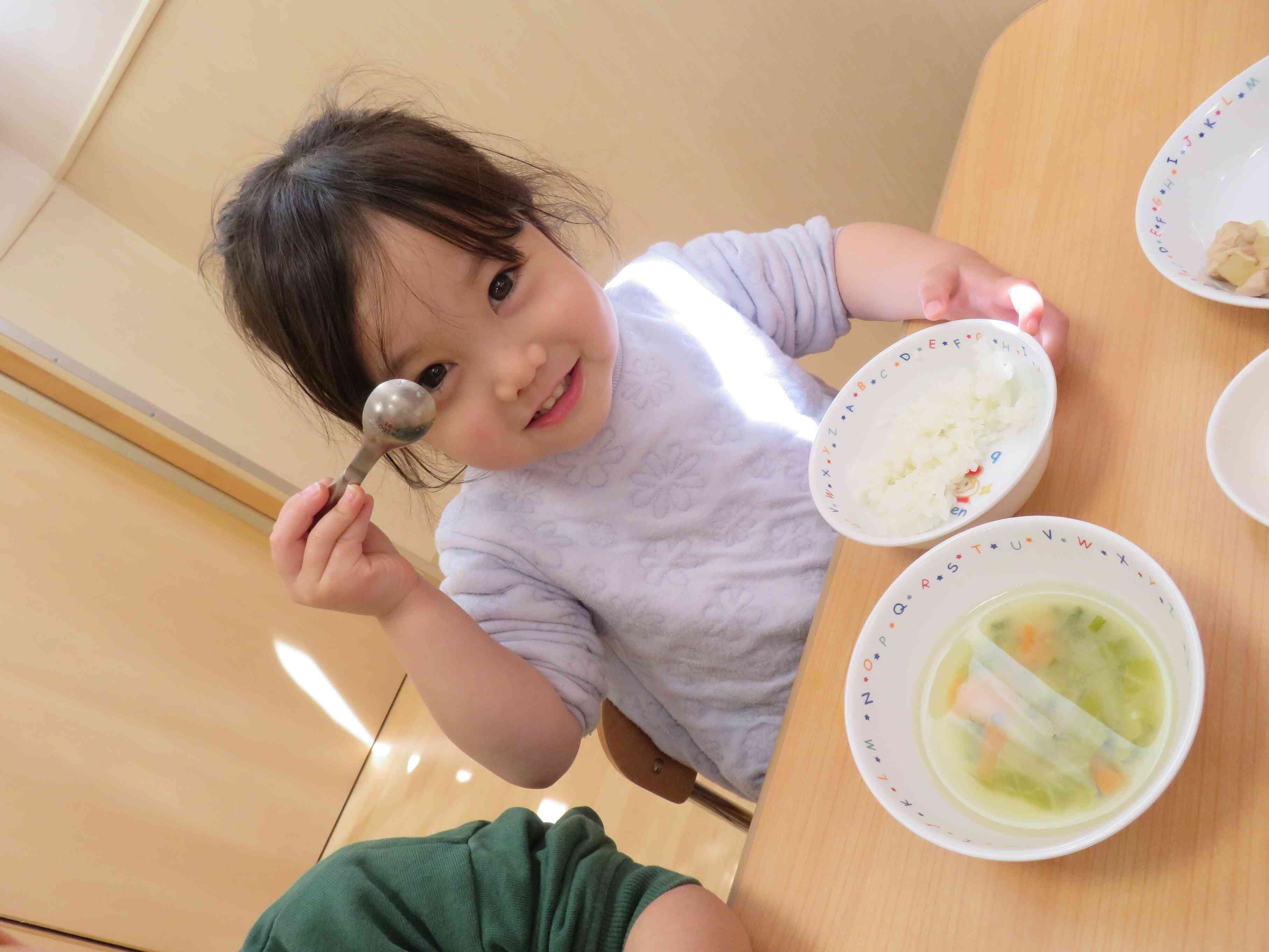 みんなと食べるとおいしいね！