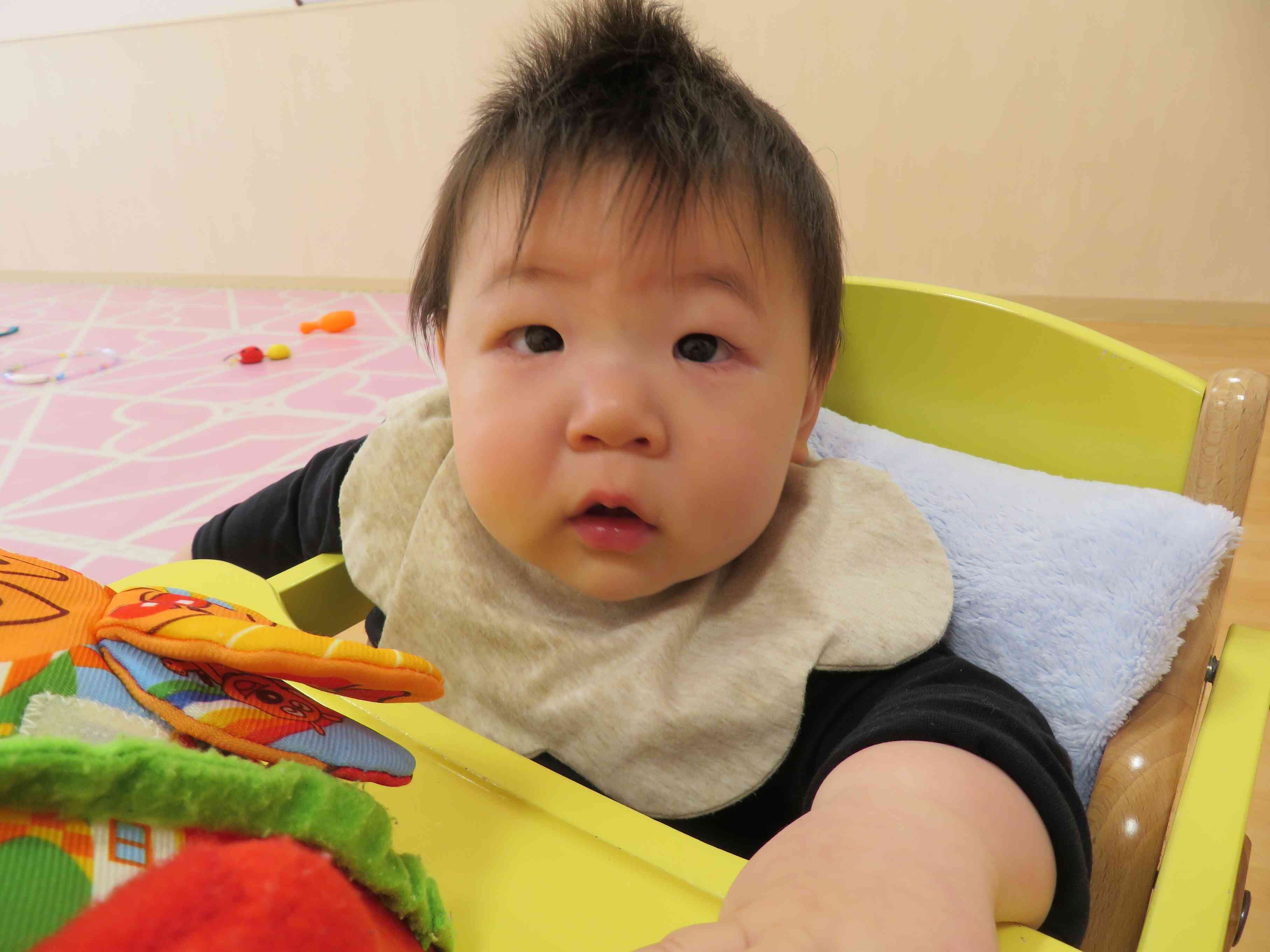 お椅子に座ることも上手！