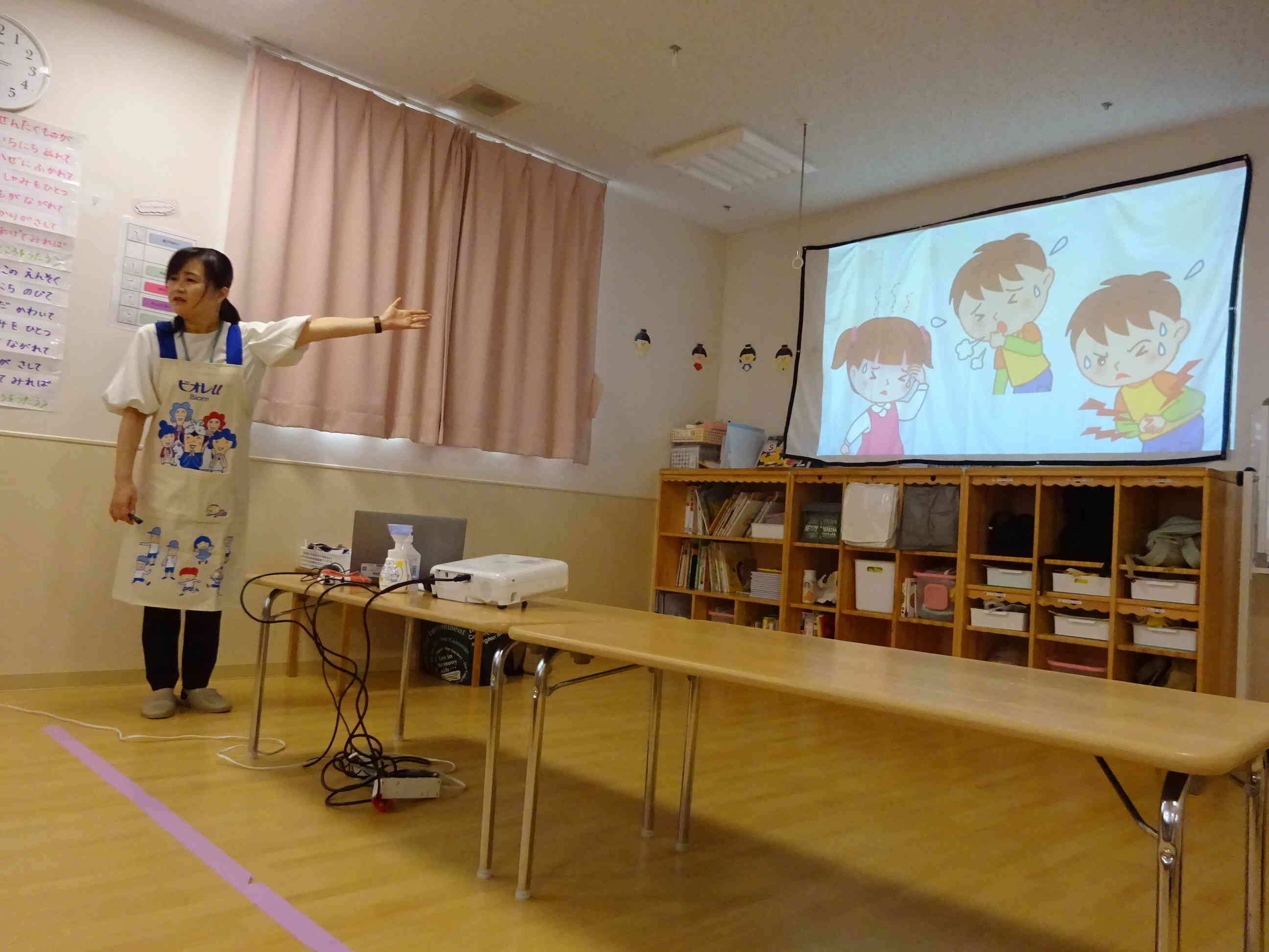手洗い教室がありました！