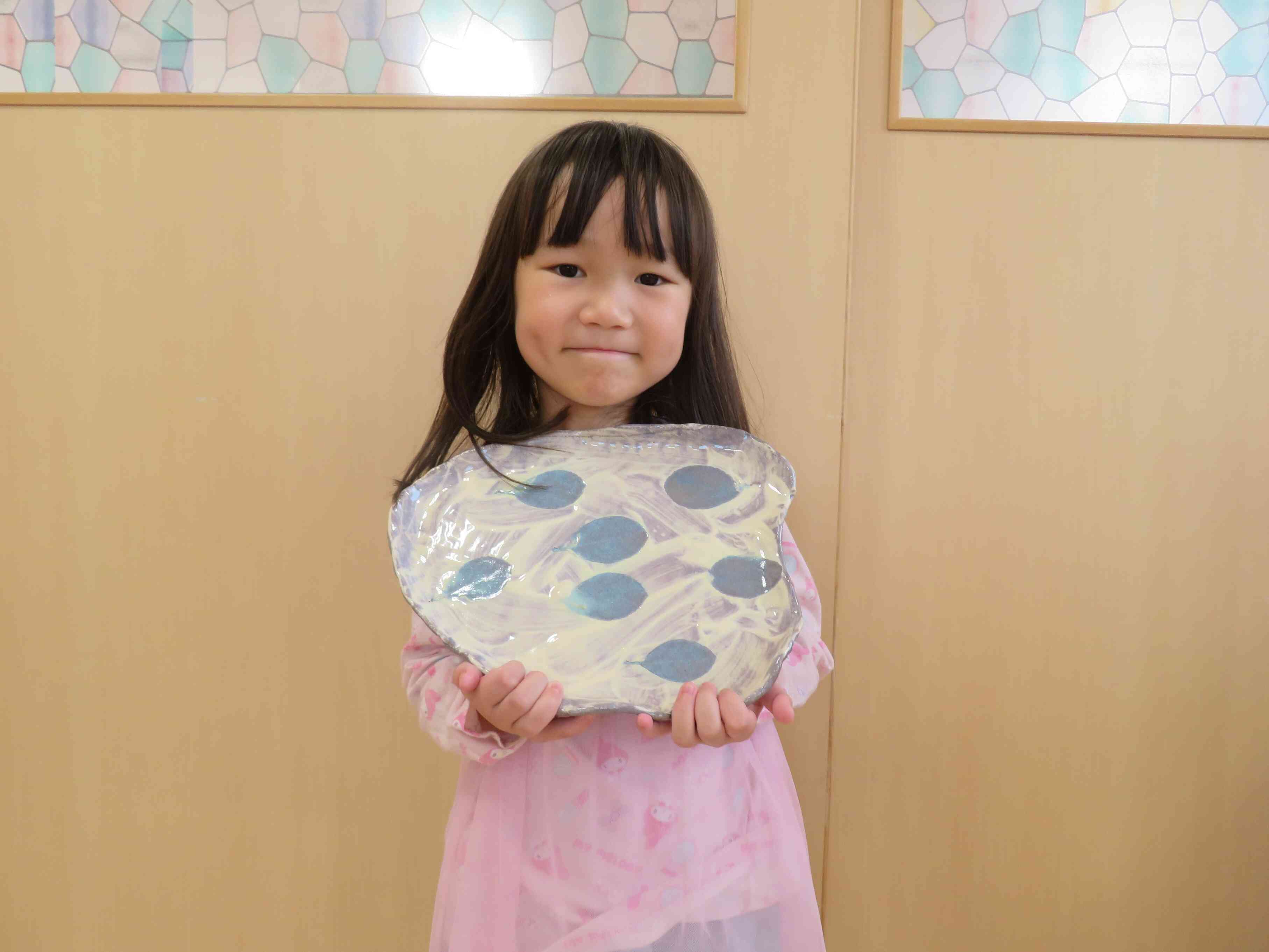 葉っぱの模様がステキ♡ですね。