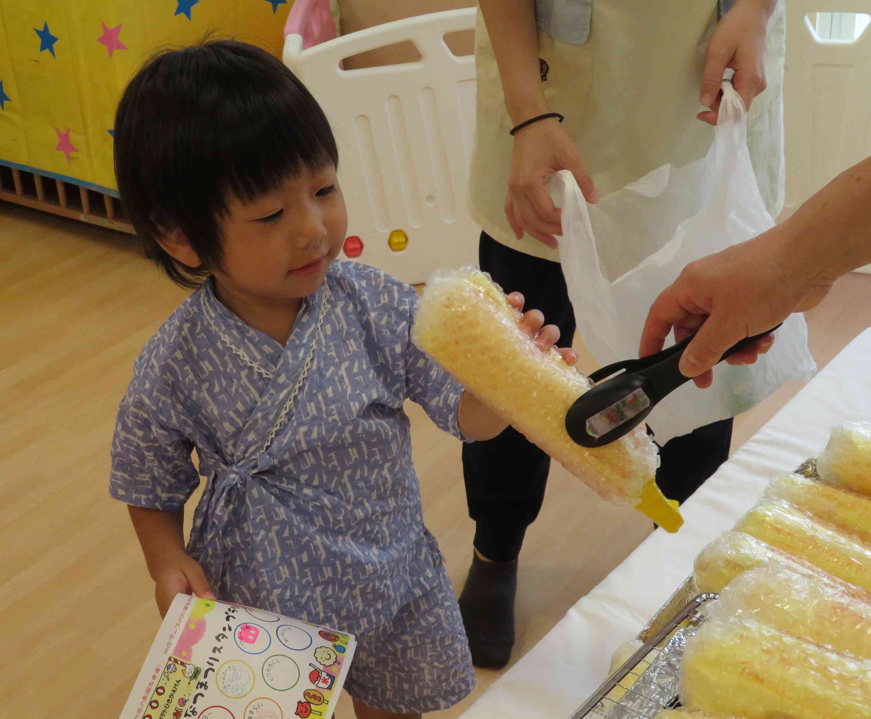焼きたてだよ！気を付けてね！