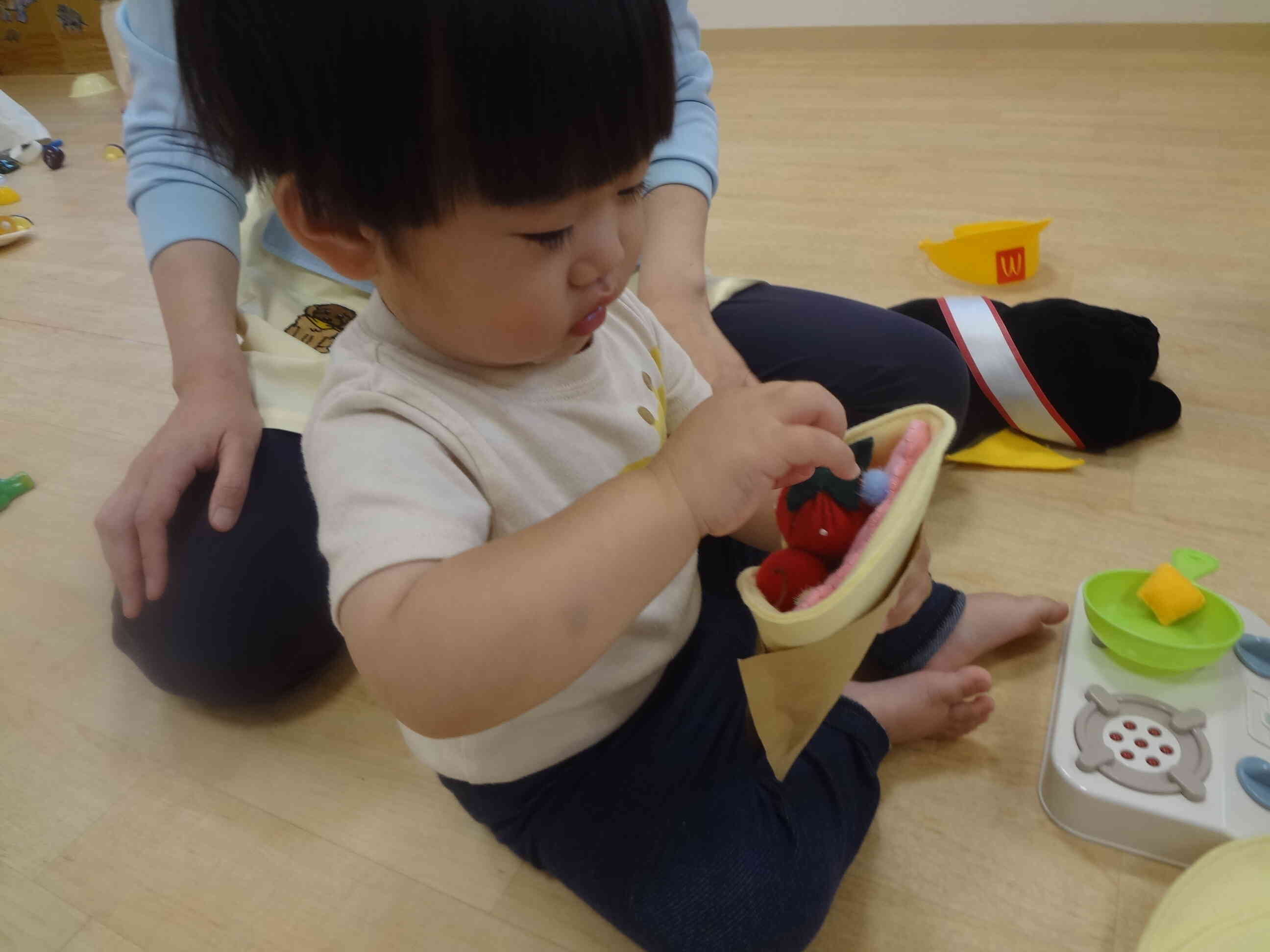 お姉ちゃんが作ってくれたクレープ美味しいな～★