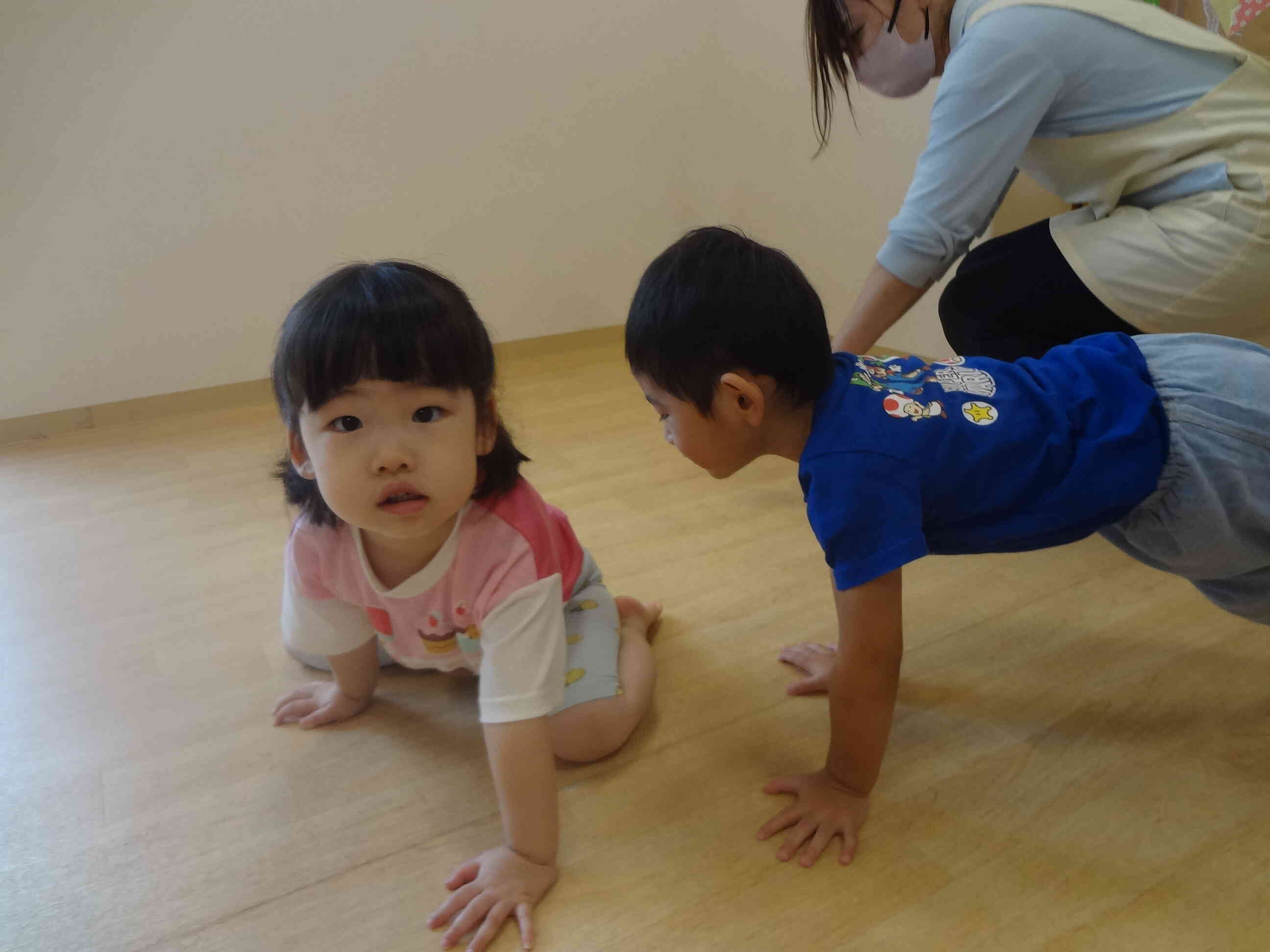 おうまの親子は~♬