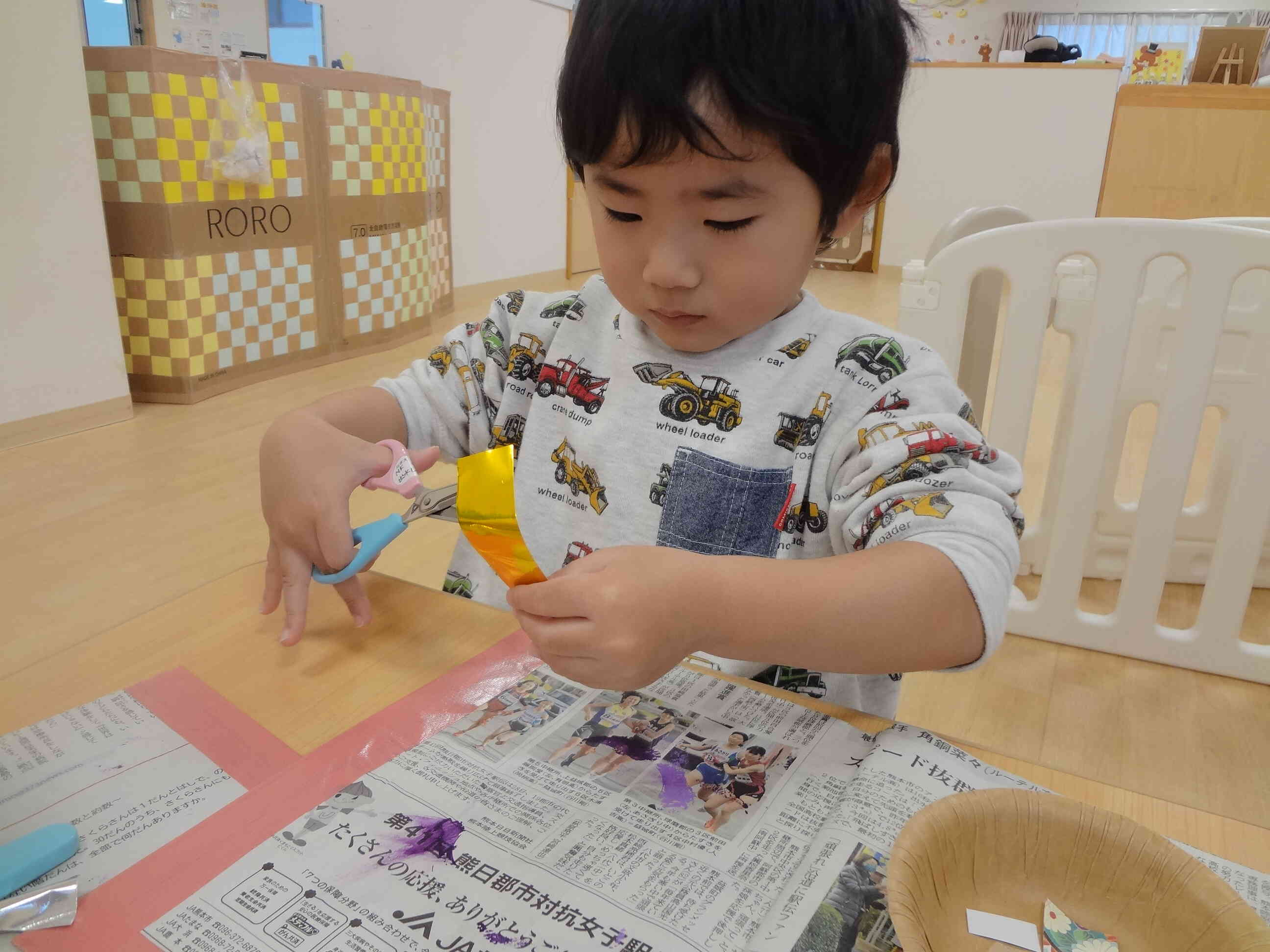 １月の製作【うさぎ組】