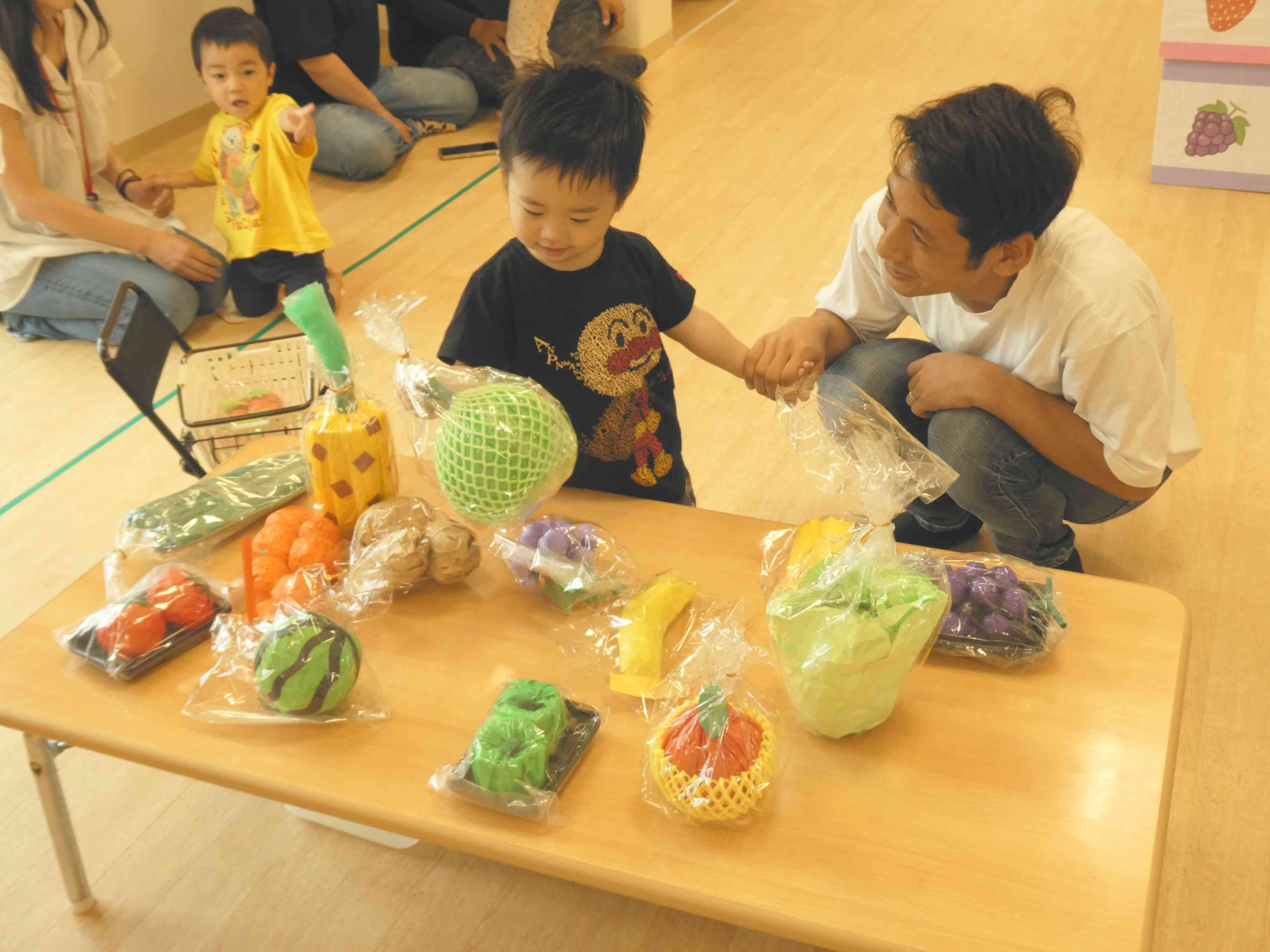 うさぎ組　親子競技「はじめてのおつかい」