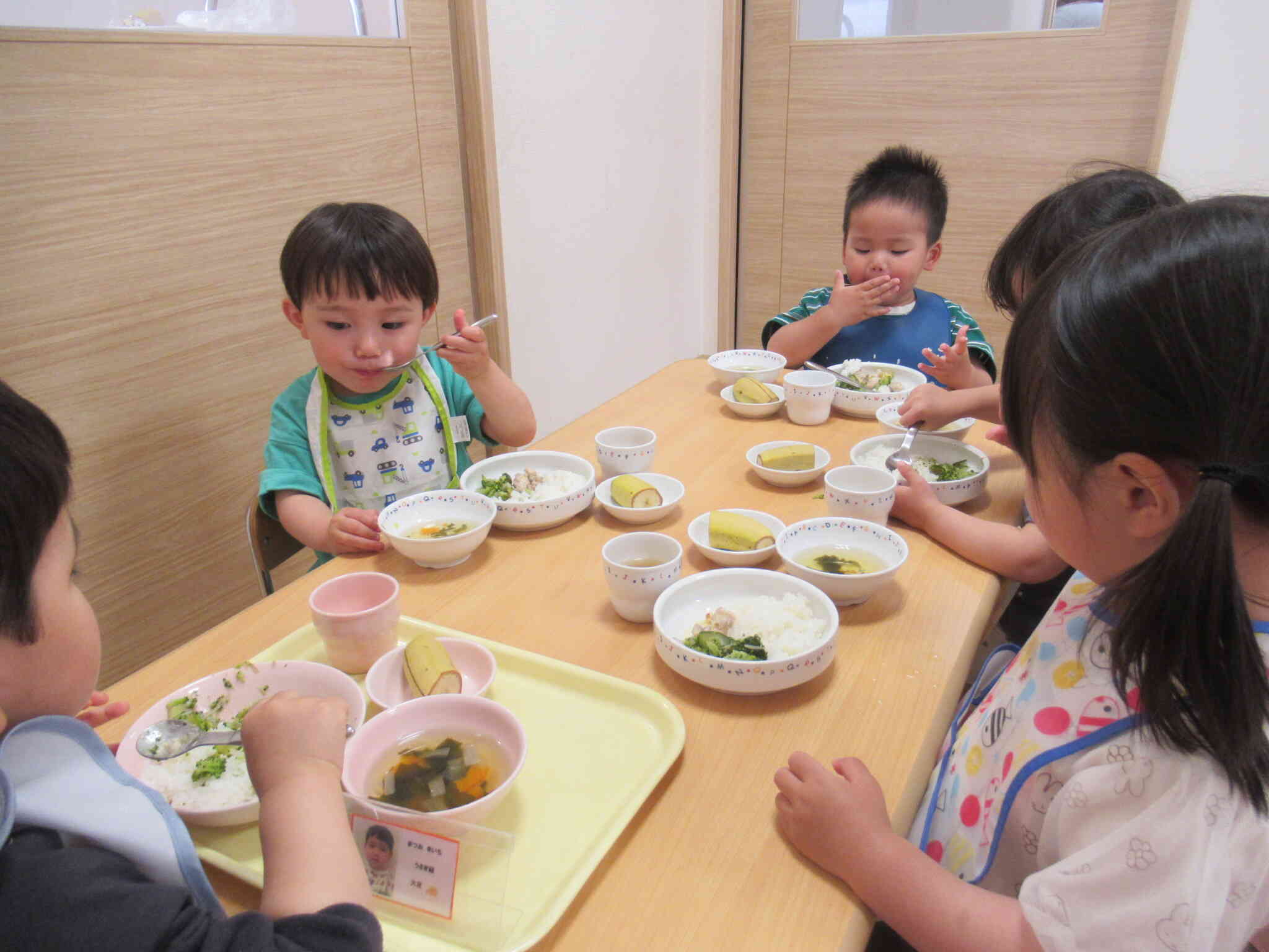 お給食美味しいね！