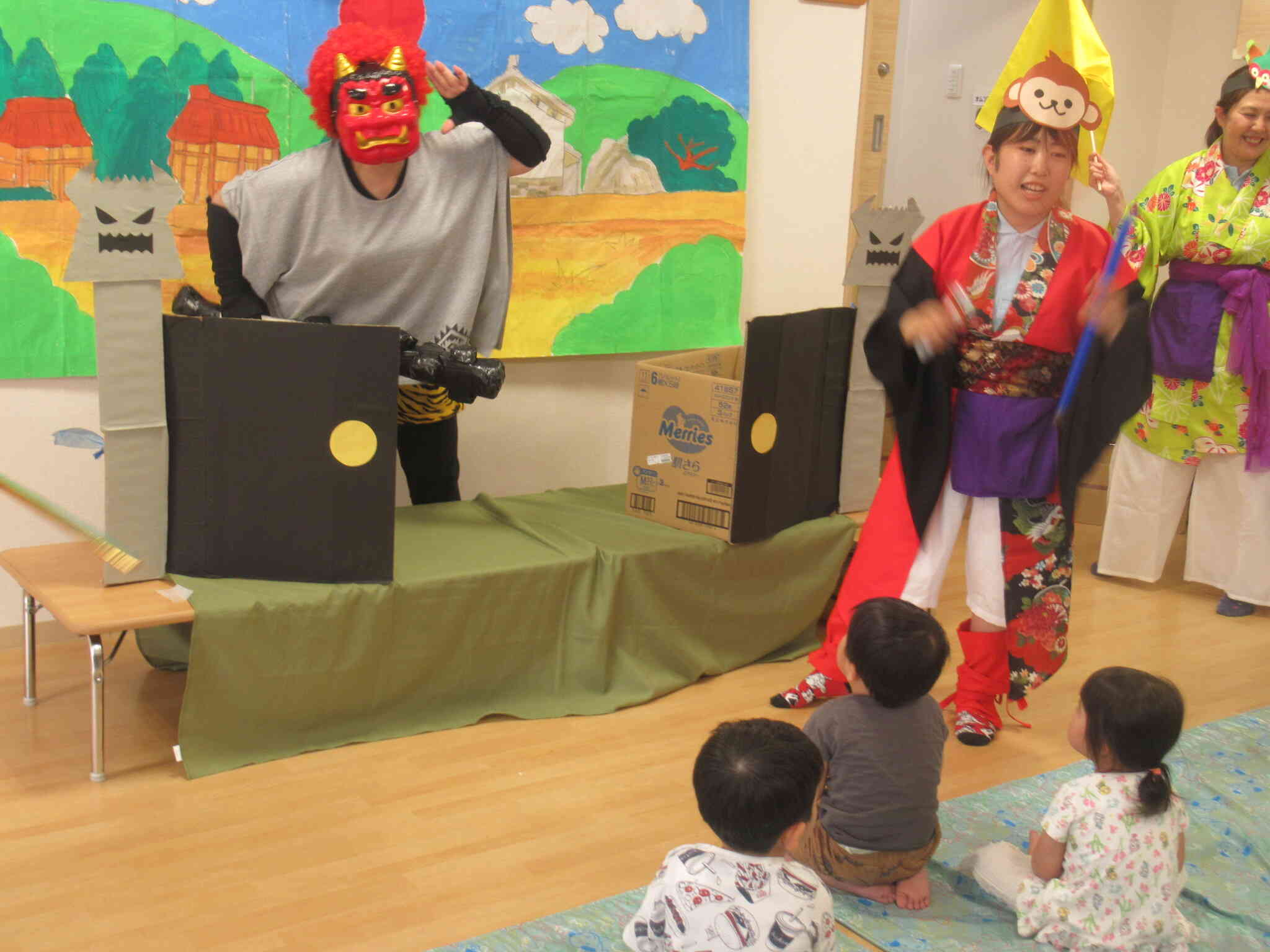 鬼さんも登場したね。
