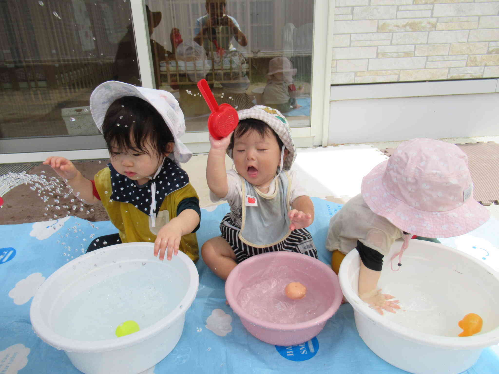 水遊び　ひよこ組