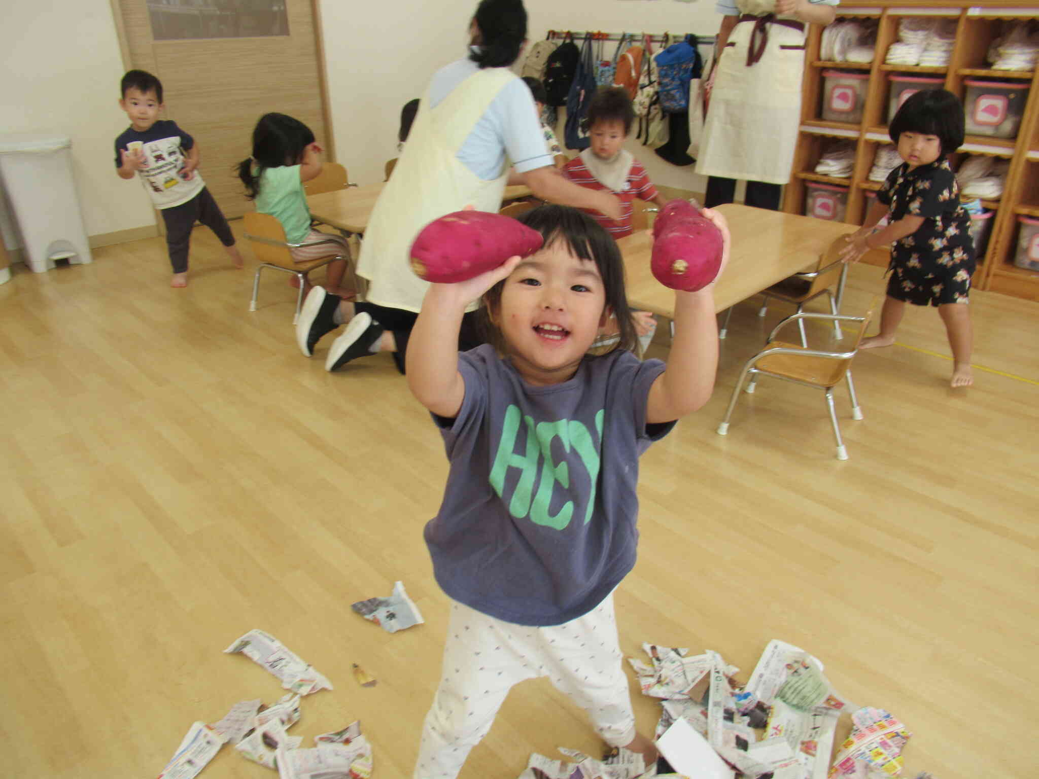 さつまいも見つけたよ