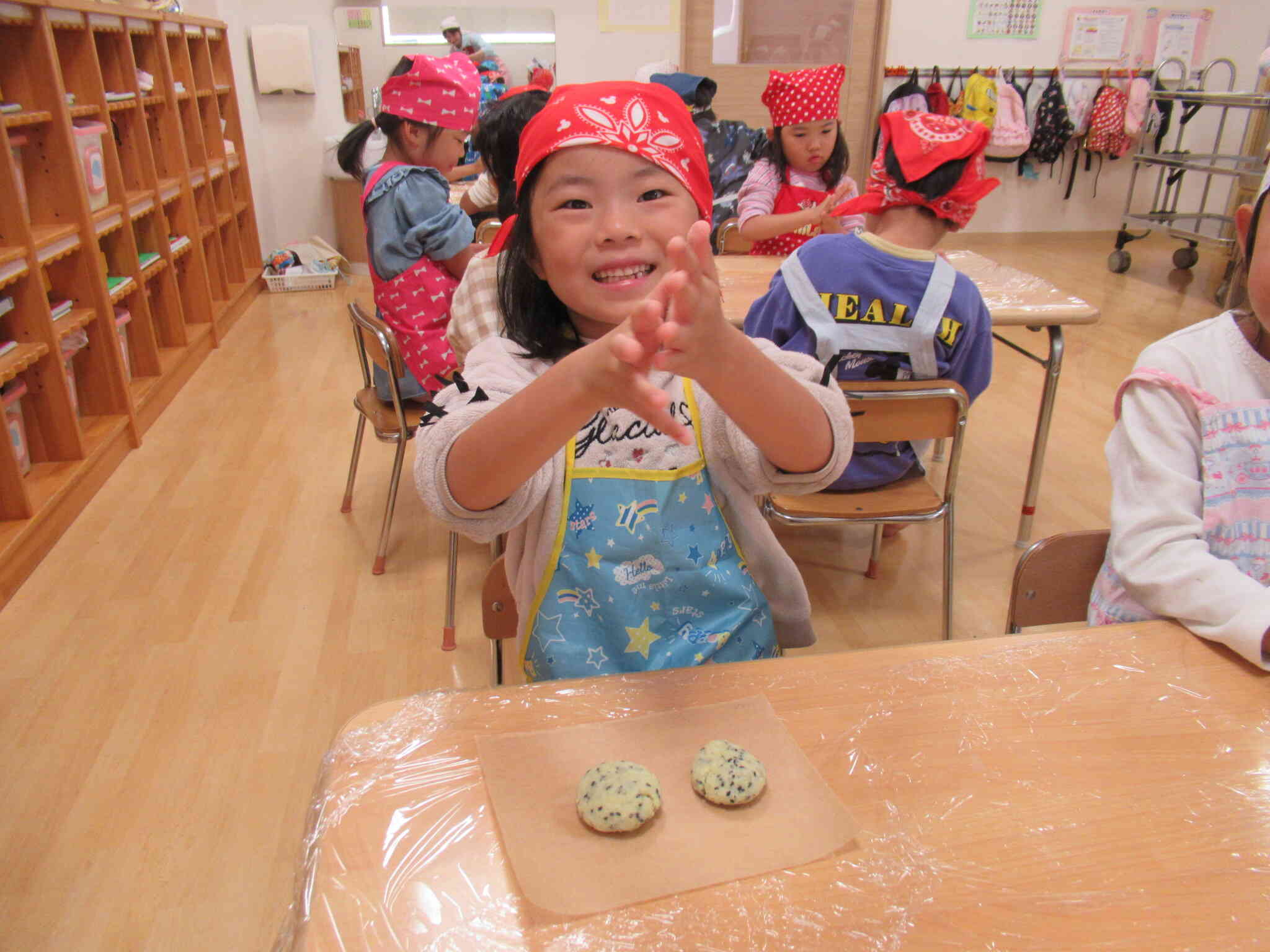 食育活動　りす組・ぱんだ組・きりん組