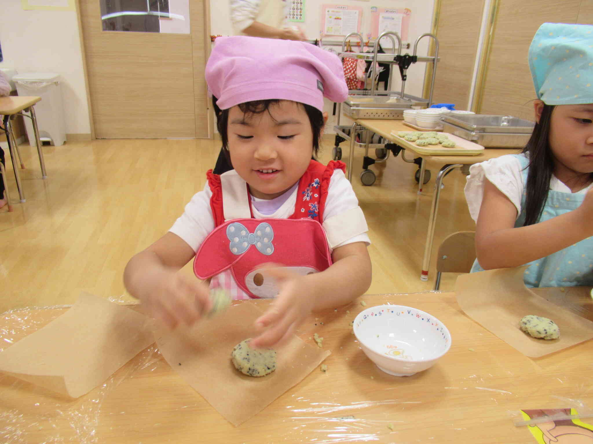 さつまいものお焼き作り