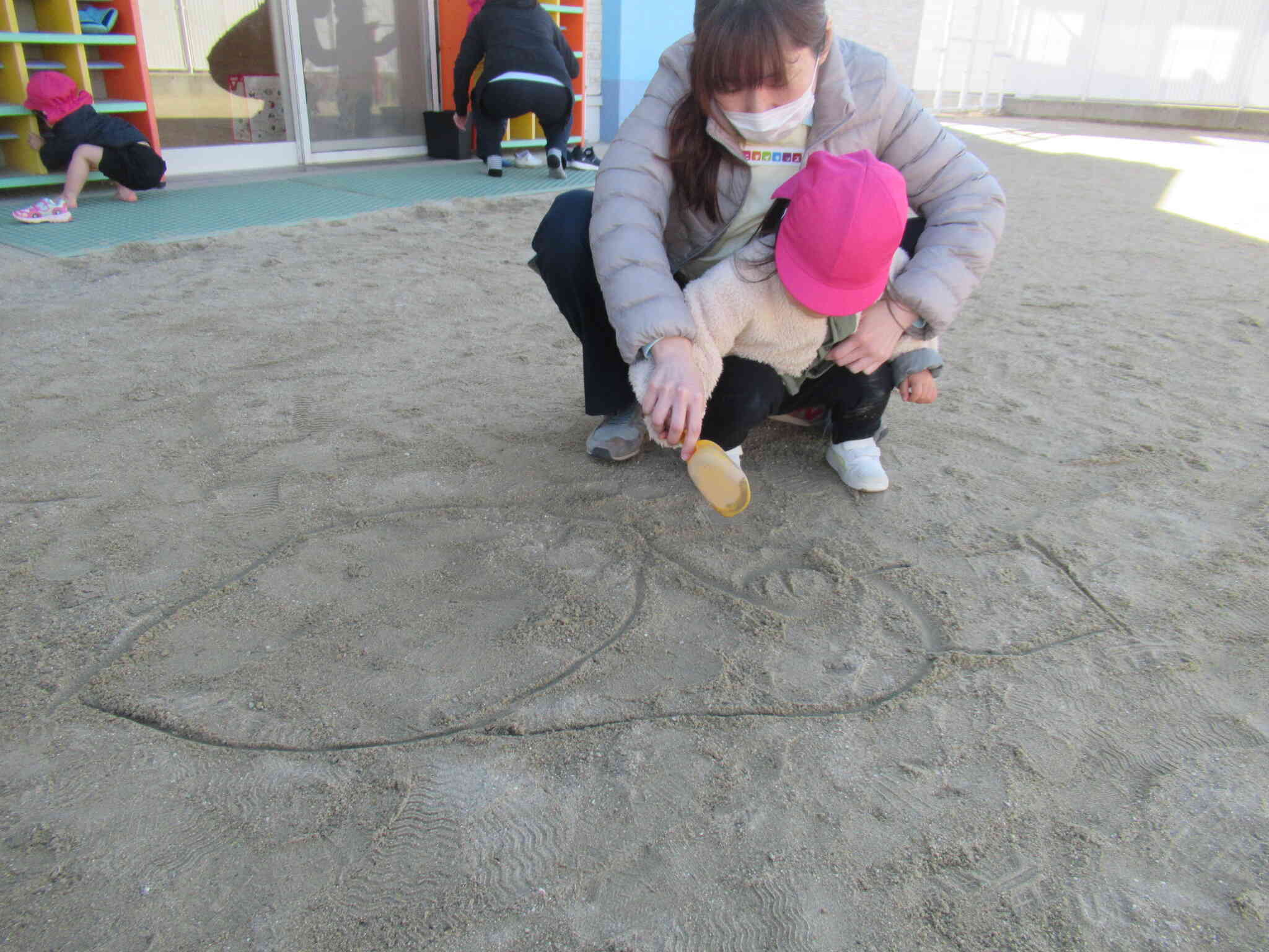 先生と一緒にお絵描きしよう