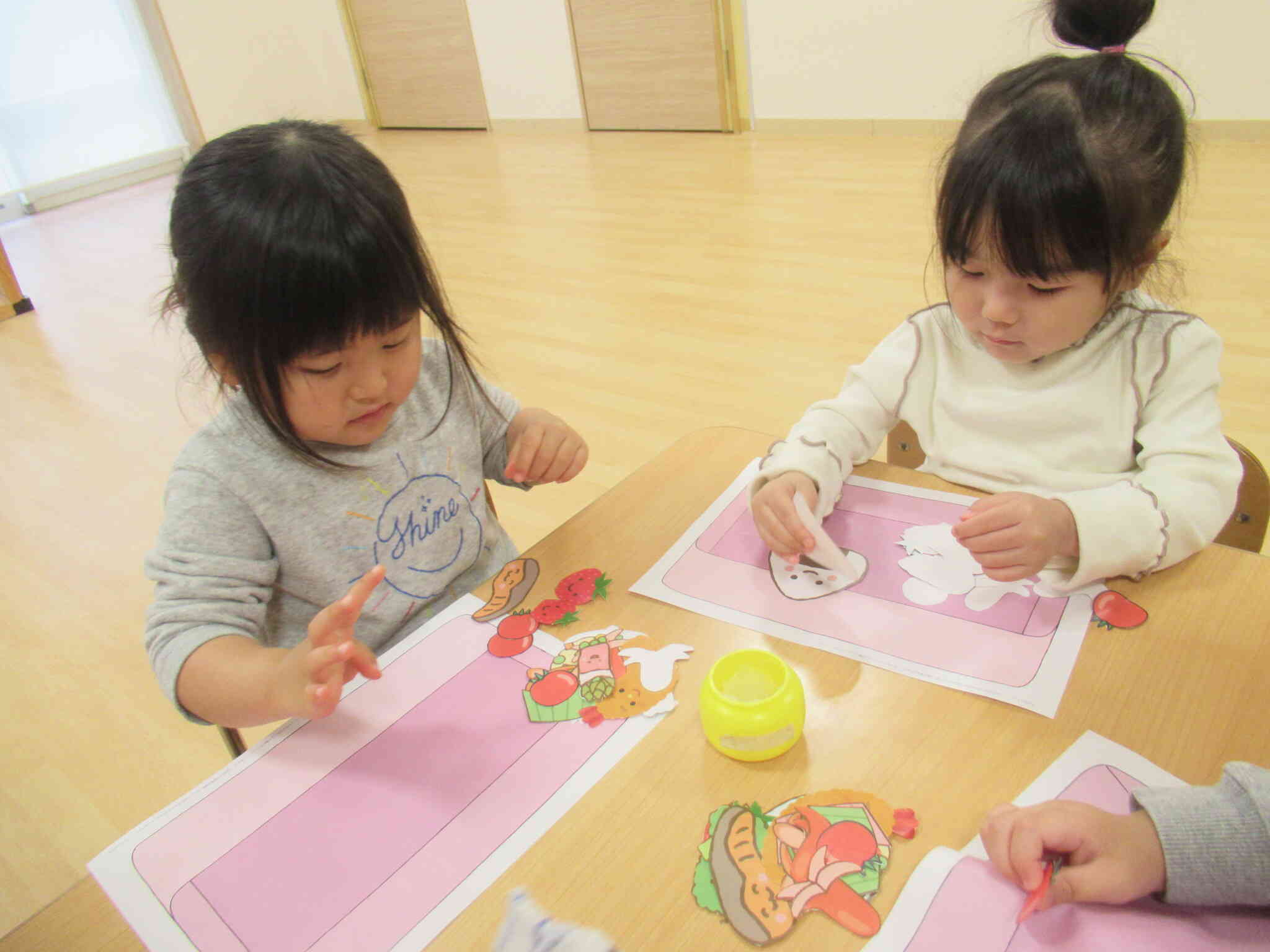 3月の食育活動（あひる組・うさぎ組）