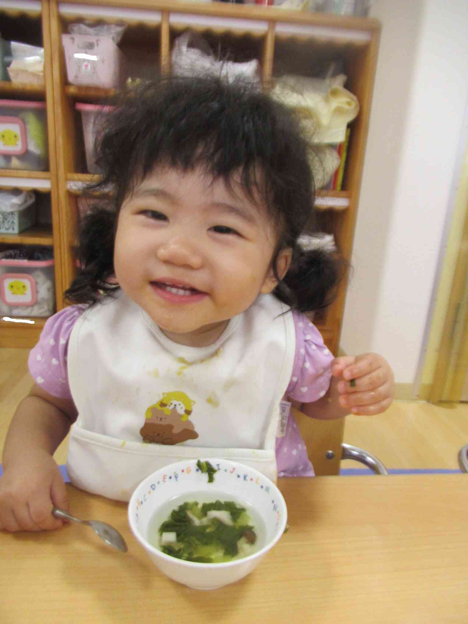 美味しい給食♪（ひよこ・あひる・うさぎ組）