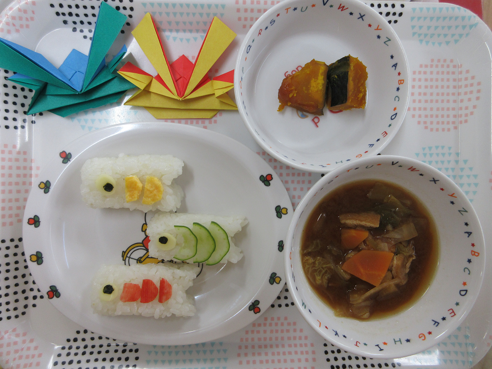こどもの日のお祝い給食