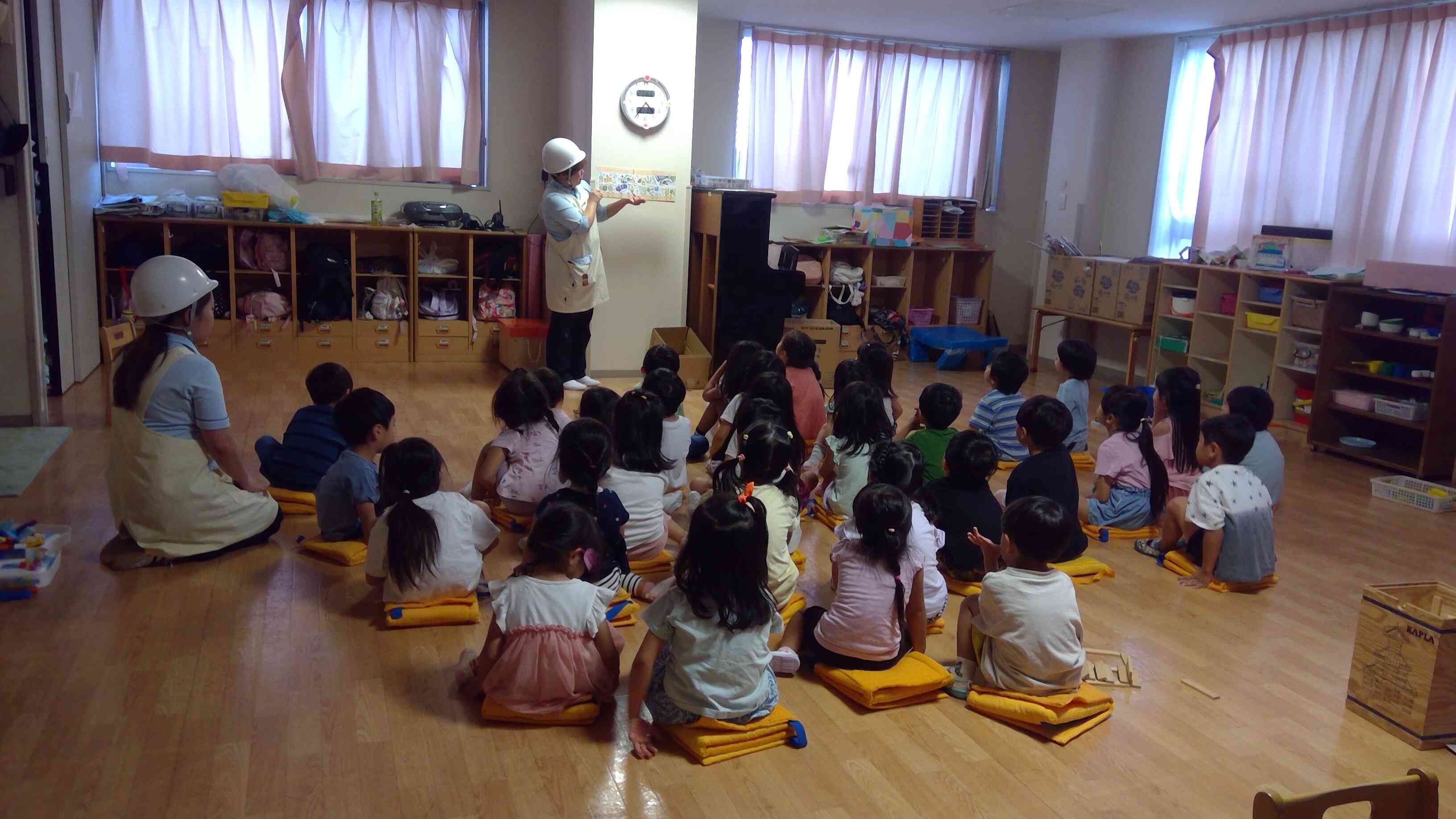 9月1日は防災の日～総合避難訓練　引き渡し訓練を行いました～全クラス