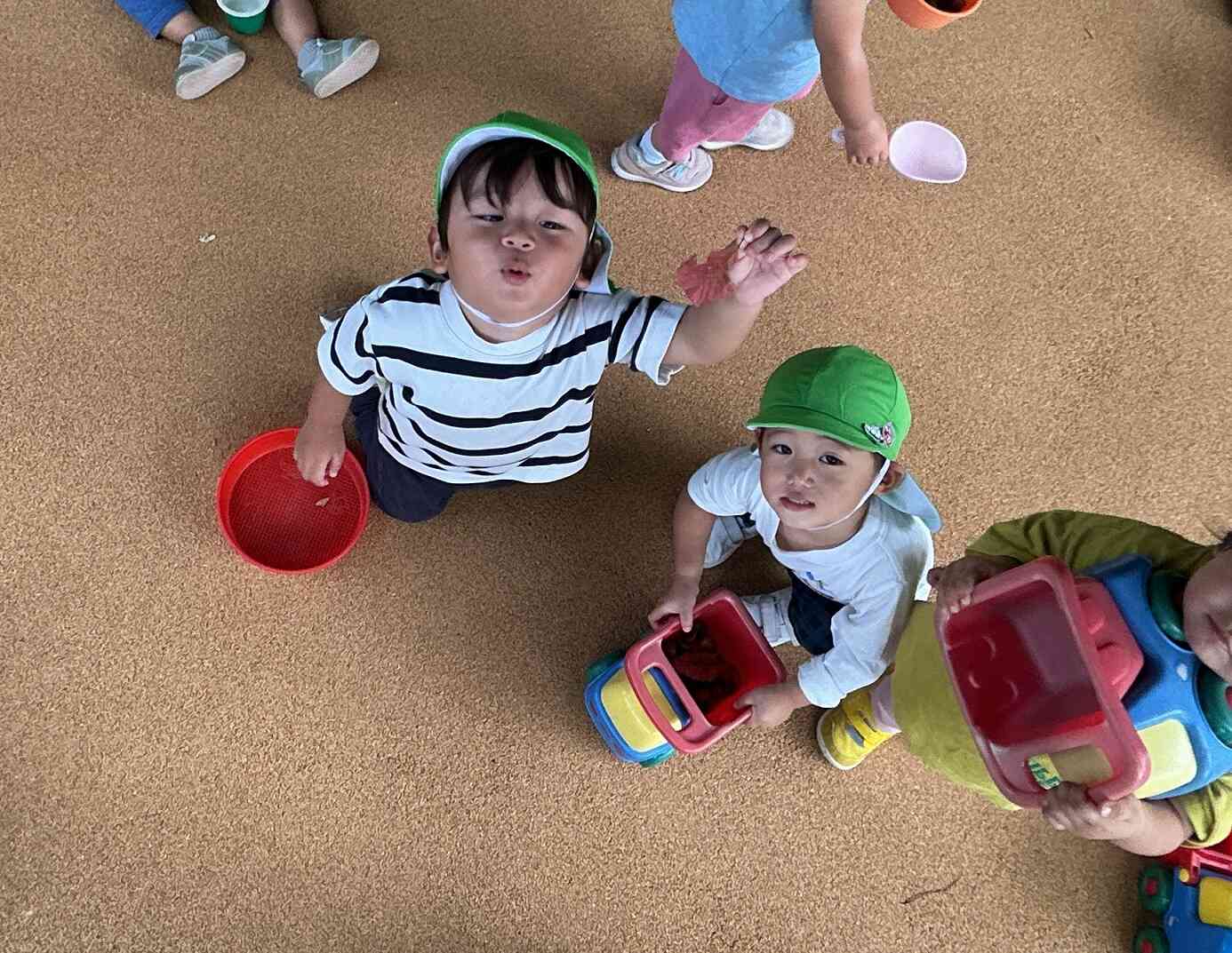 葉っぱも落ちてたよ！