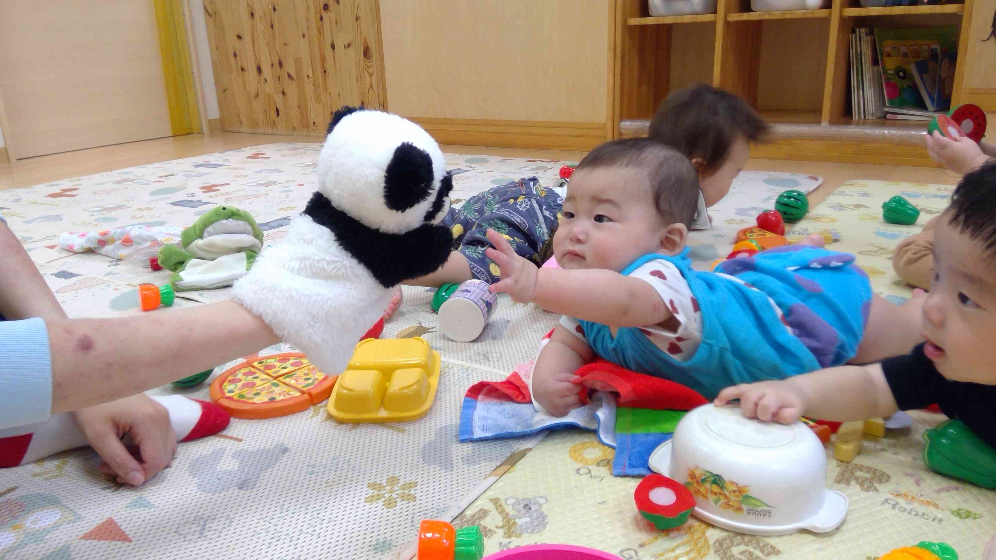 パンダさん！一緒に遊ぼう(^^)/