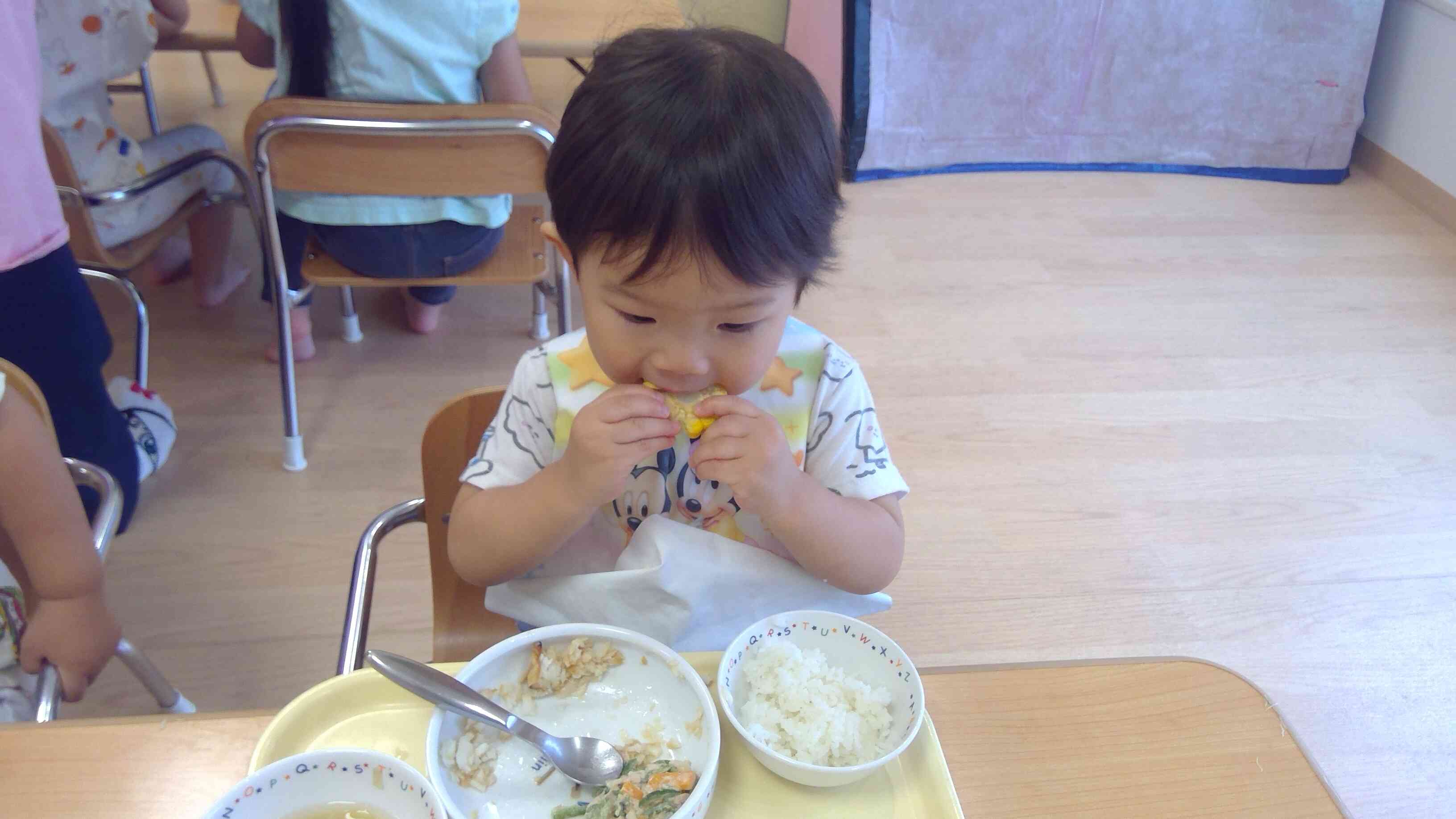 とうもろこし美味しいね!(^^)!