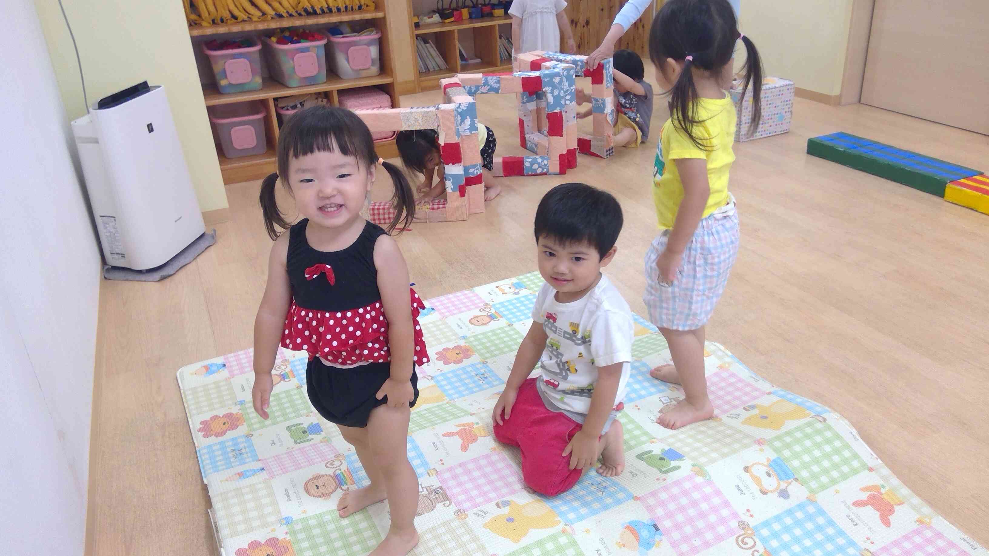 お部屋で運動遊び♪
