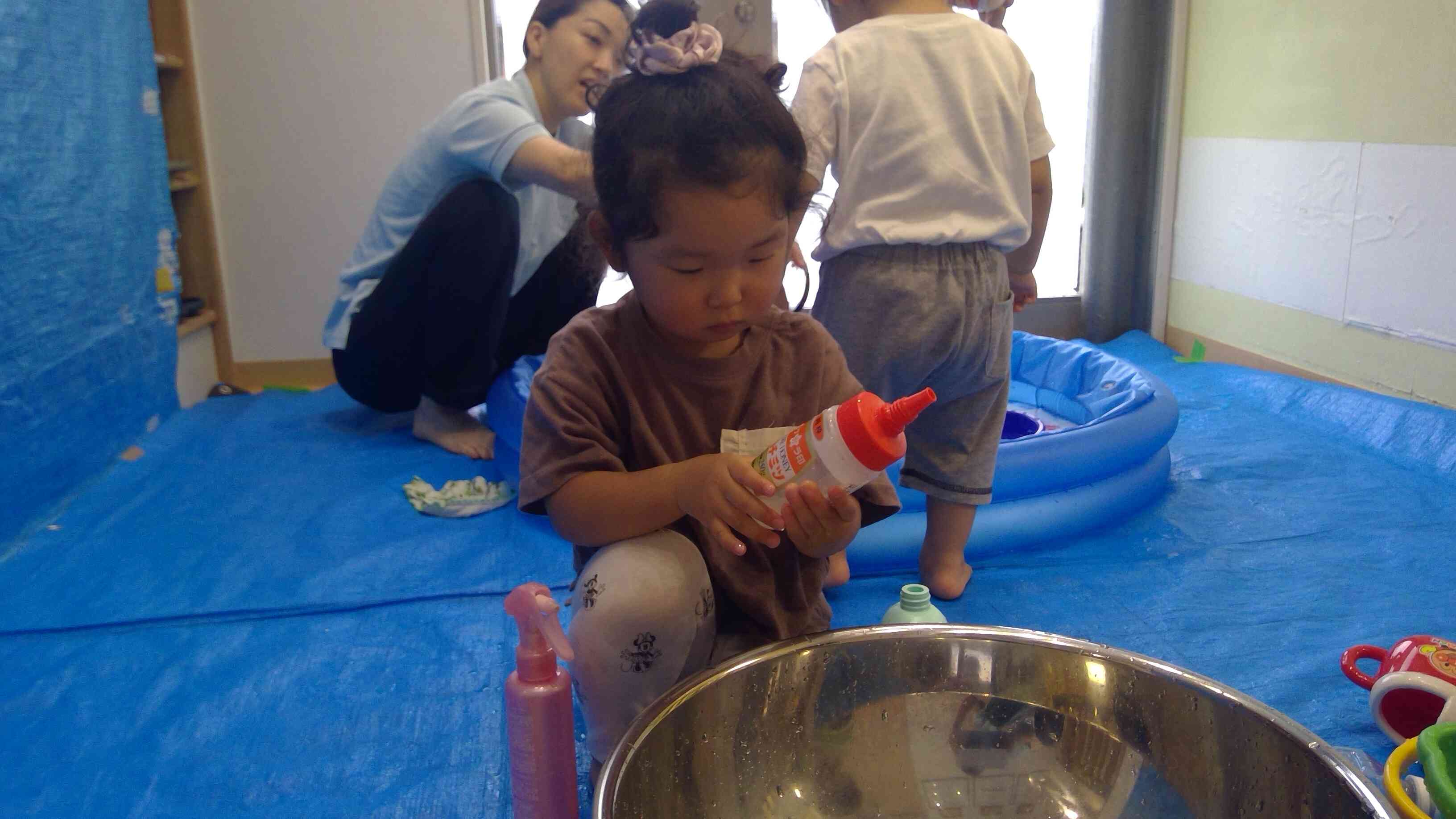 お水でも遊んだよ☆