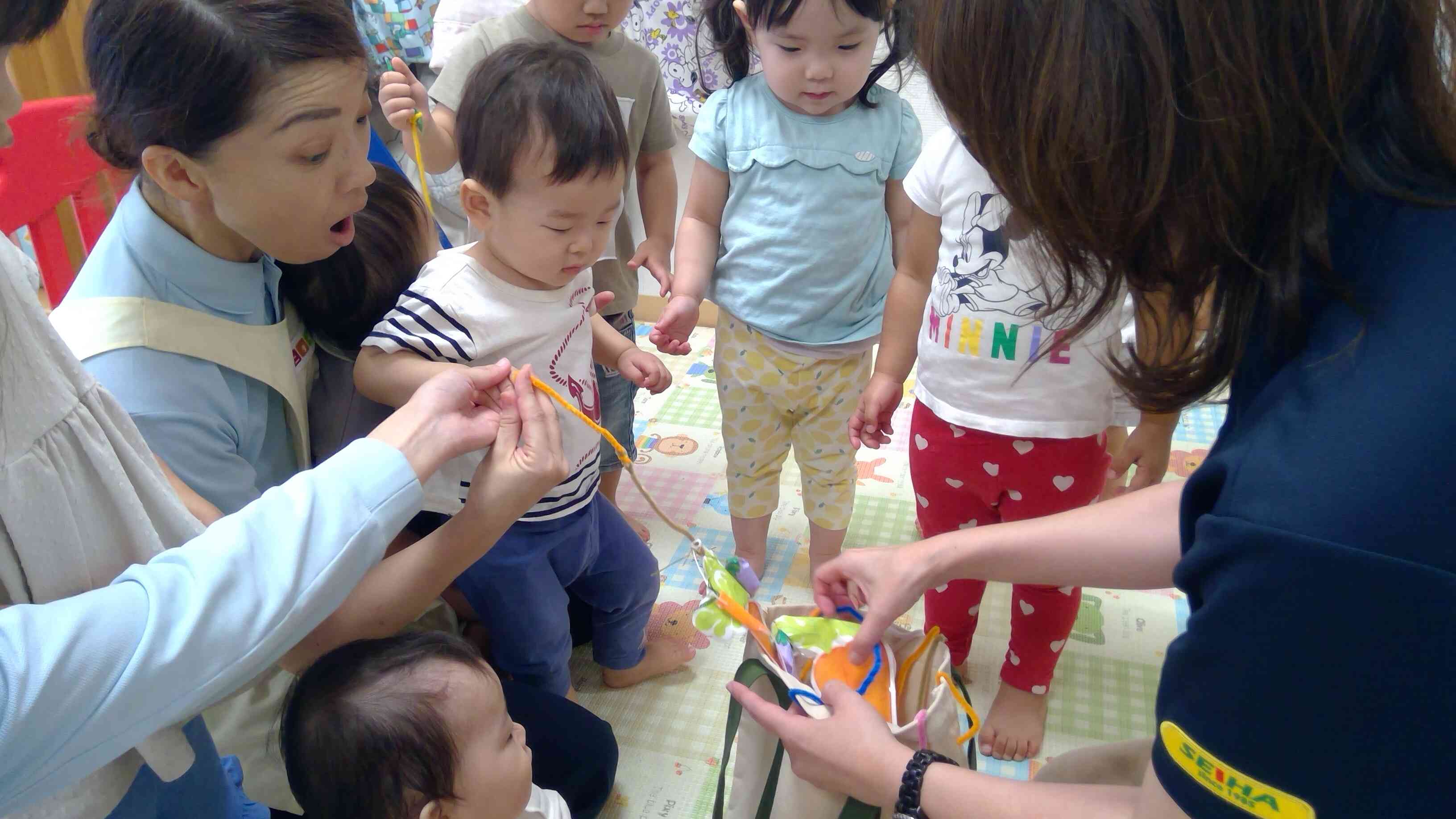なんの野菜が出てくるかな?