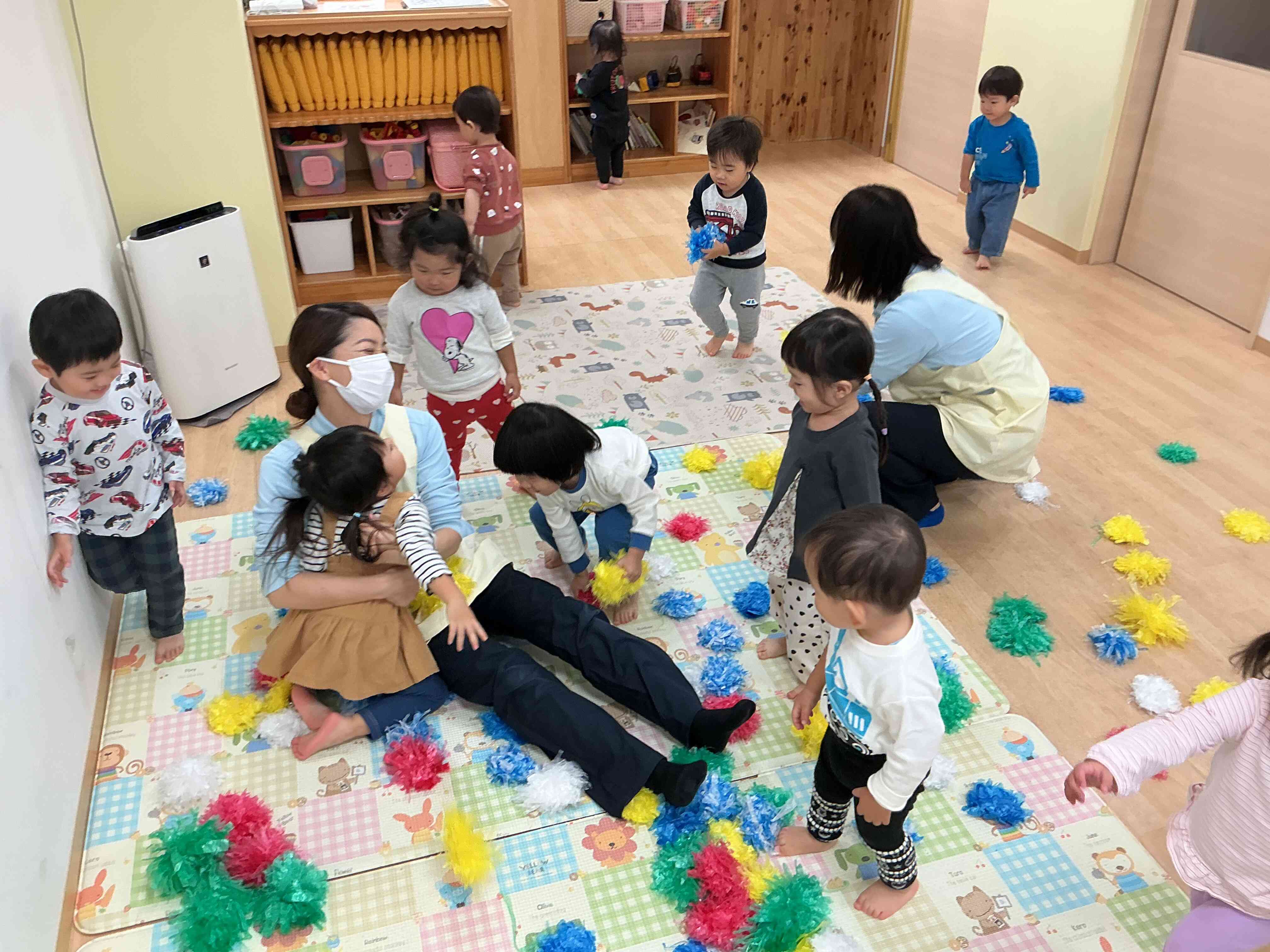 集めて集めて〜！