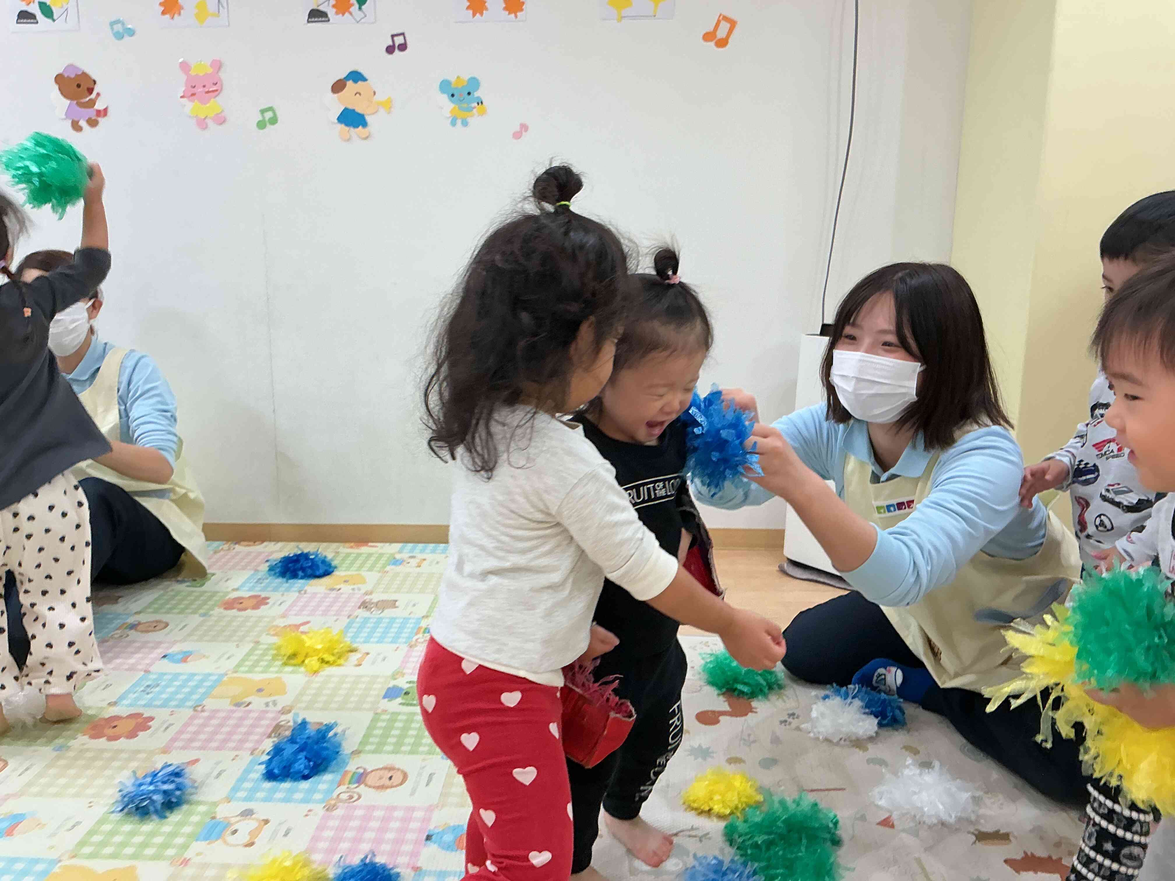 「先生、くすぐったいよ〜」