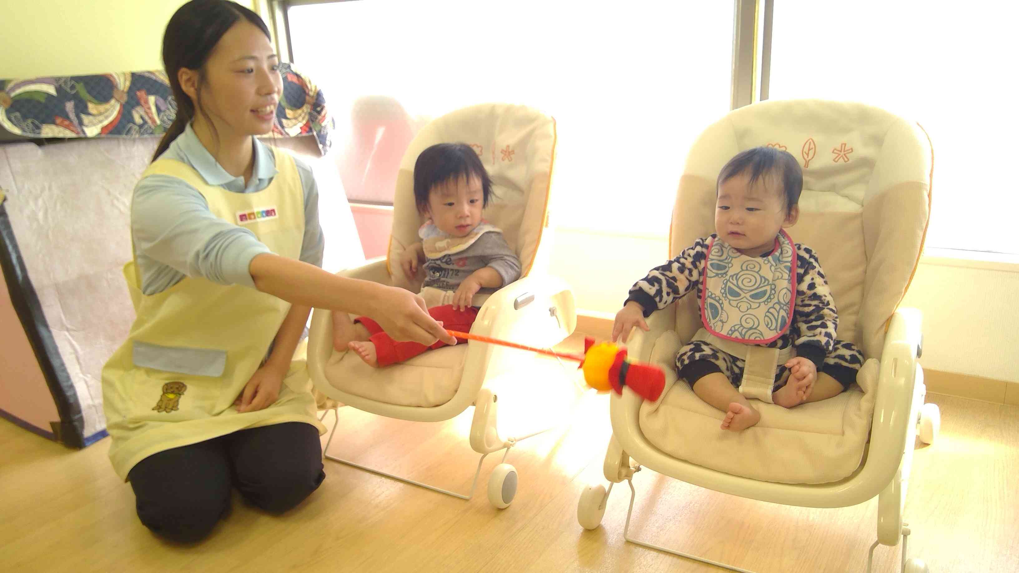 インタビュー中もニコニコでした♪