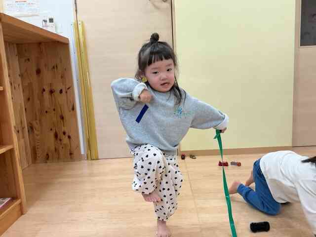 「せんせい〜写真撮って！」