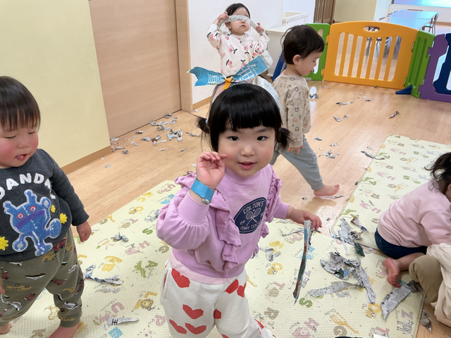 「見て見て〜かわいい？」