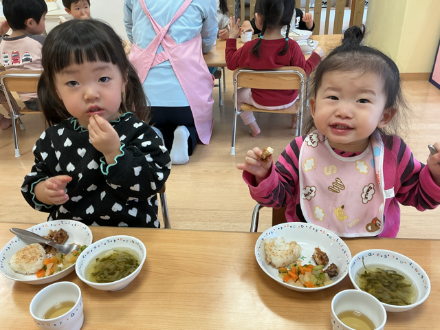 みんなで一緒に食べよう！