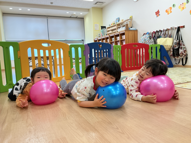 たくさん動いて疲れたから休憩〜