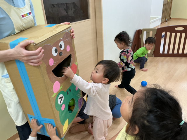 カラーボールあそびをしたよ！