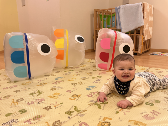 ひよこ組さんもにっこり( ◠‿◠ )