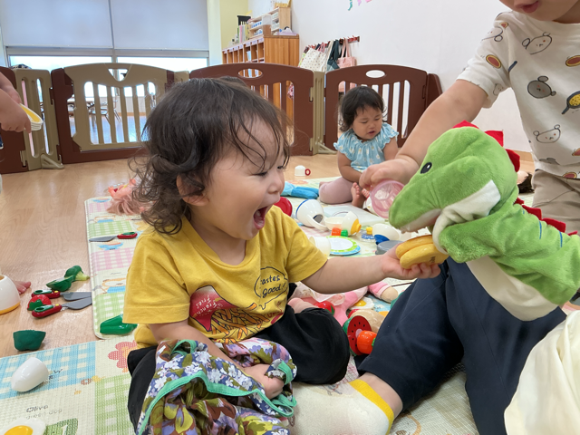 恐竜さんもどうぞ!